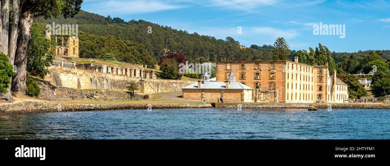 Insediamento dei detenuti, Port Arthur, Tasmania, Australia Foto Stock