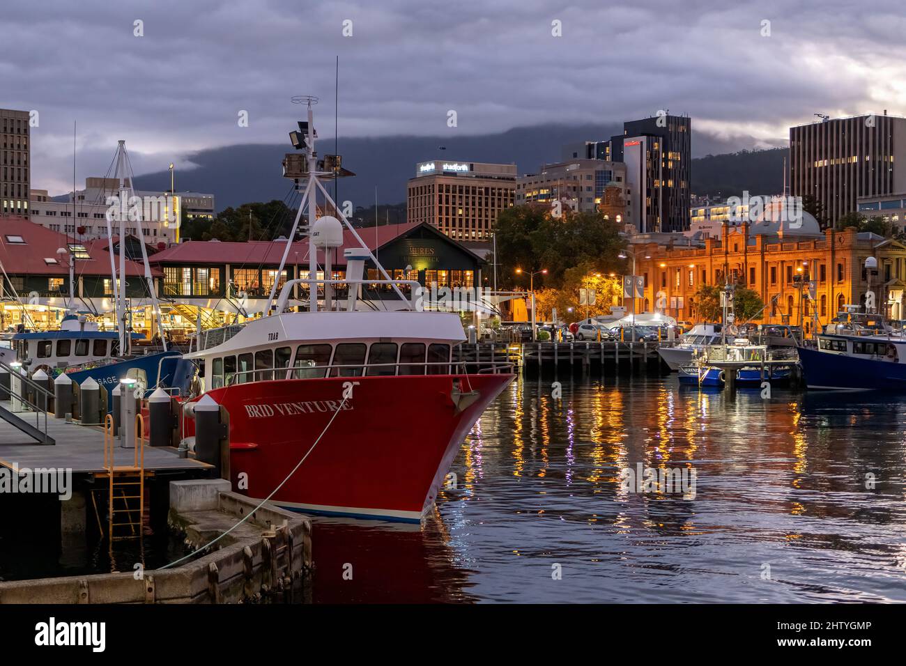 Victoria Dock, Hobart, Tasmania, Australia Foto Stock