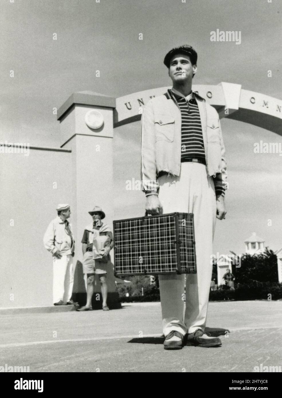 L'attore americano Jim Carey nel film The Truman Show, USA 1998 Foto Stock