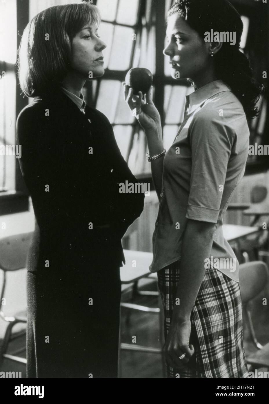 Attrici Hellen Mirren e Katie Holmes nel film insegnare la signora Tingle, USA 1999 Foto Stock