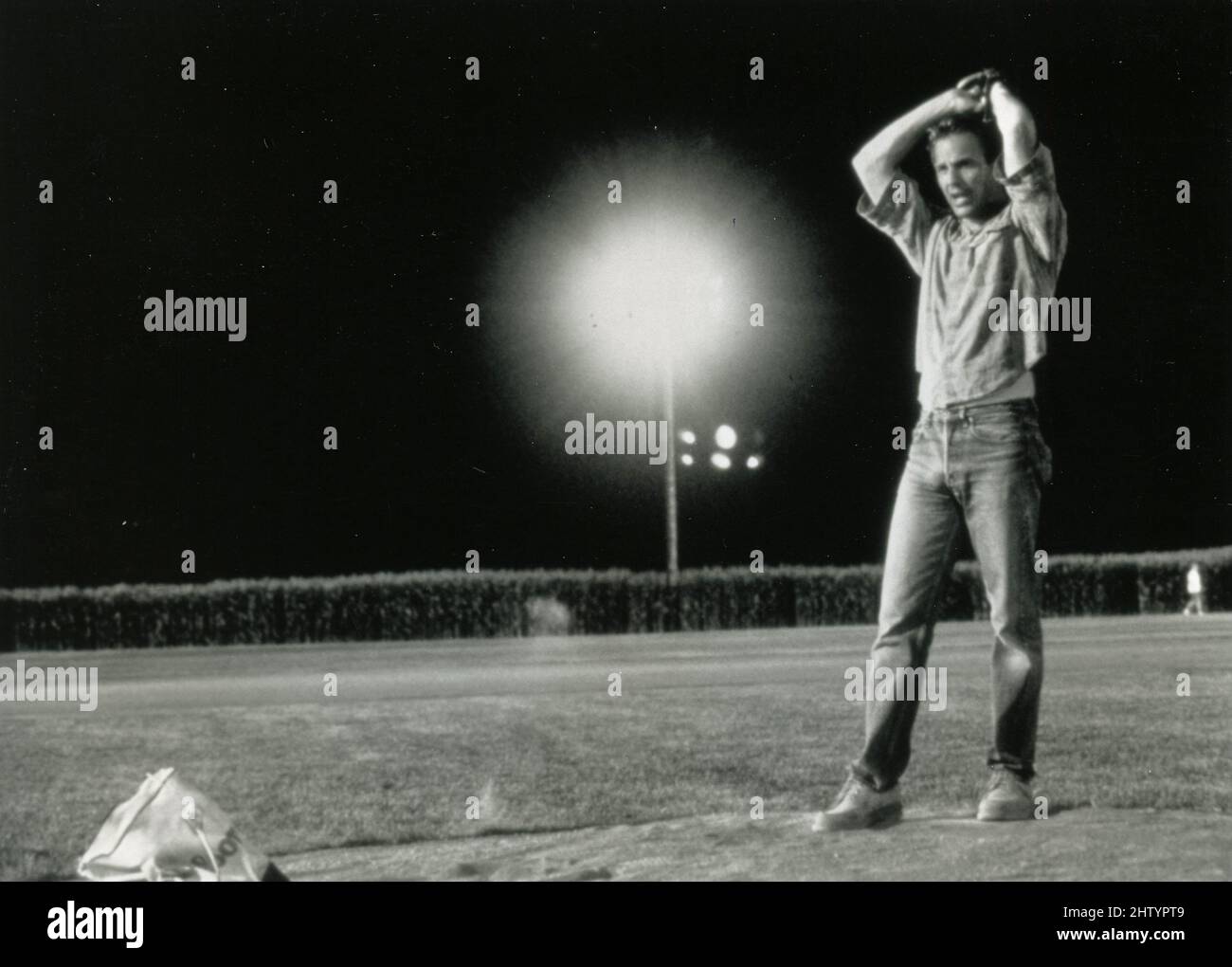 Attore americano Kevin Costner nel campo cinematografico di Dreams, USA 1989 Foto Stock