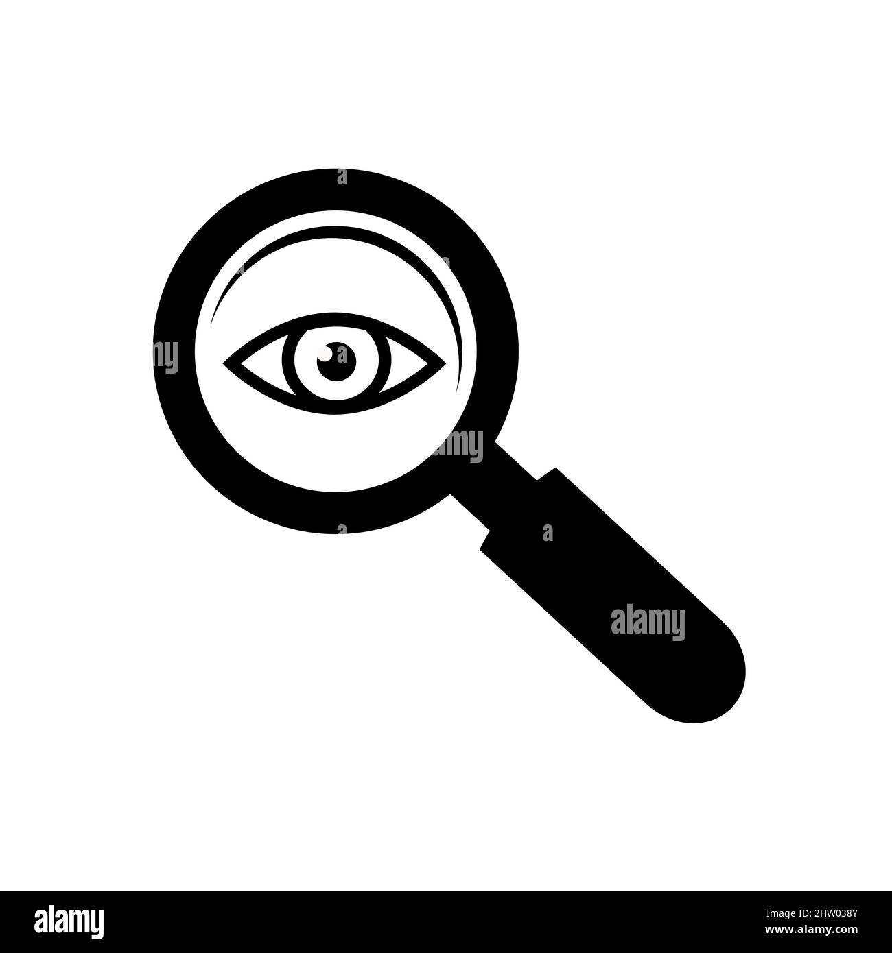 Icona astratta vettoriale sul bianco, illustrazione isolata per grafica e web design. Semplice simbolo piatto. Illustrazione Vettoriale