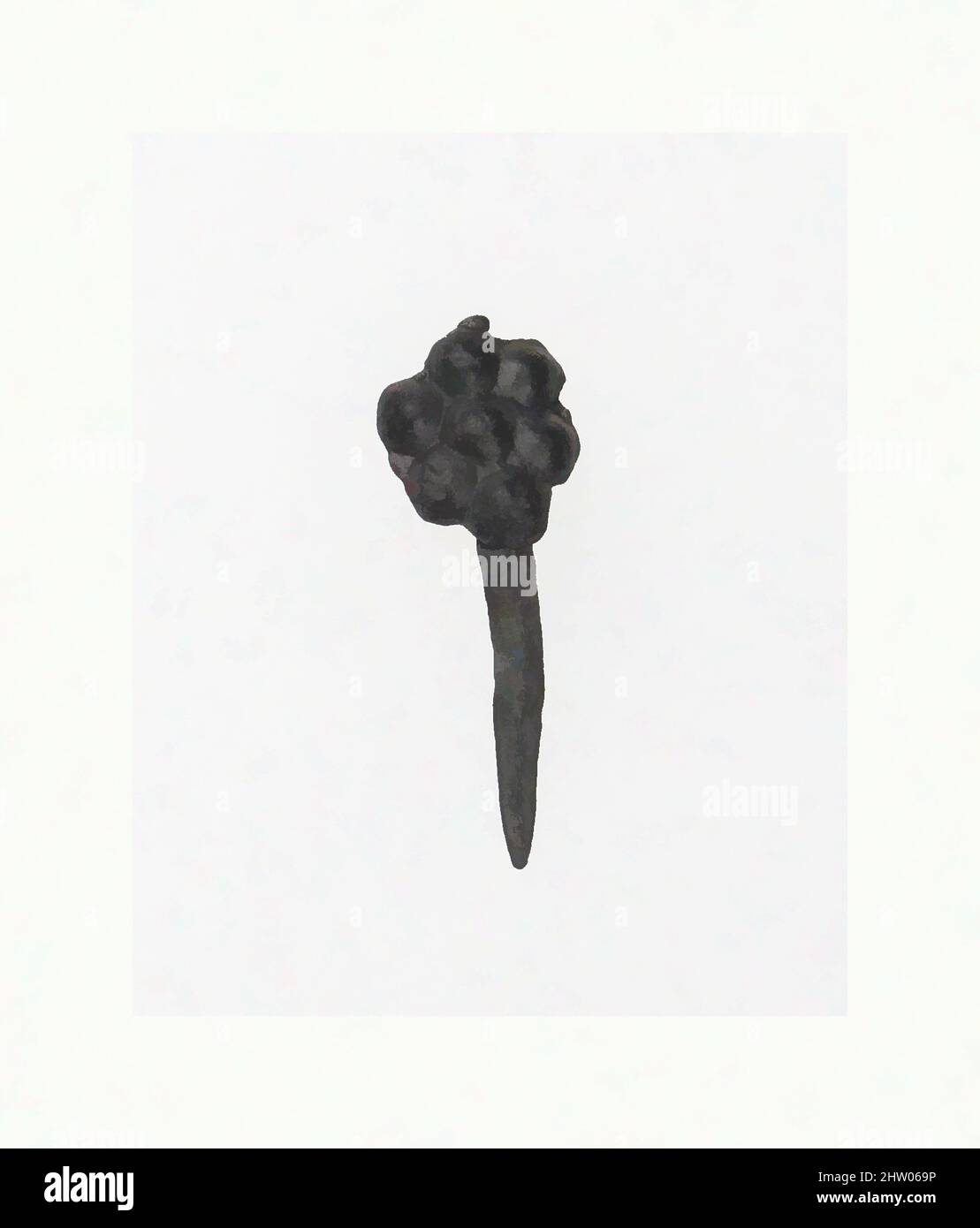 Arte ispirata a Pilgrim's Badge, 14th–16th secolo, francese, piombo, tuta: 13/16 x 1/4 pollici (2 x 0,6 cm), Metalwork-Lead, opere classiche modernizzate da Artotop con un tuffo di modernità. Forme, colore e valore, impatto visivo accattivante sulle emozioni artistiche attraverso la libertà delle opere d'arte in modo contemporaneo. Un messaggio senza tempo che persegue una nuova direzione selvaggiamente creativa. Artisti che si rivolgono al supporto digitale e creano l'NFT Artotop Foto Stock