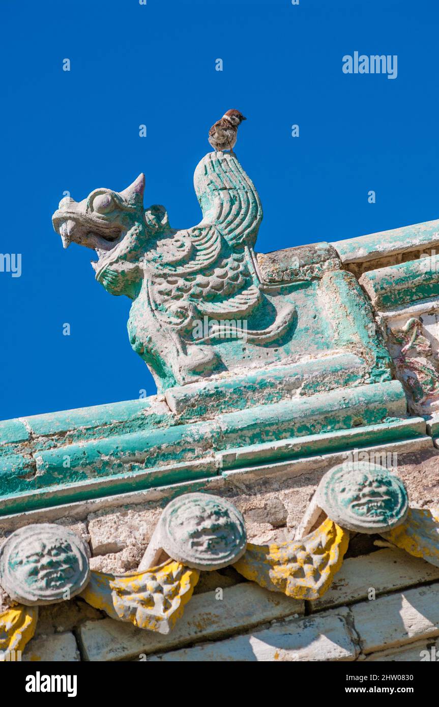 Monastero di Erdene Zuu, Karakorum, ovorkhangai, valle di orkhon, Mongolie, Centrale Asia Foto Stock