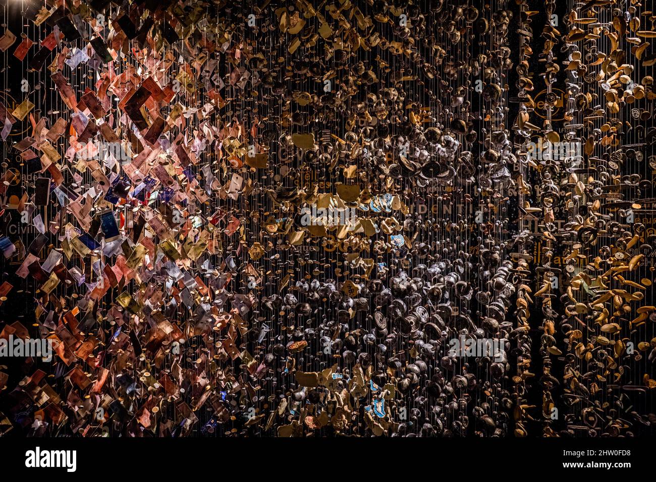 Bangkok, Tailandia. 04th Mar 2022. Un'esposizione al Museo del Coin del Dipartimento del Tesoro mostra l'evoluzione della valuta e dei pagamenti in Thailandia. La Thailandia si riapre ai turisti internazionali completamente vaccinati allentando le restrizioni a "Test and Go", il suo sistema di ingresso senza quarantena. Credit: SOPA Images Limited/Alamy Live News Foto Stock