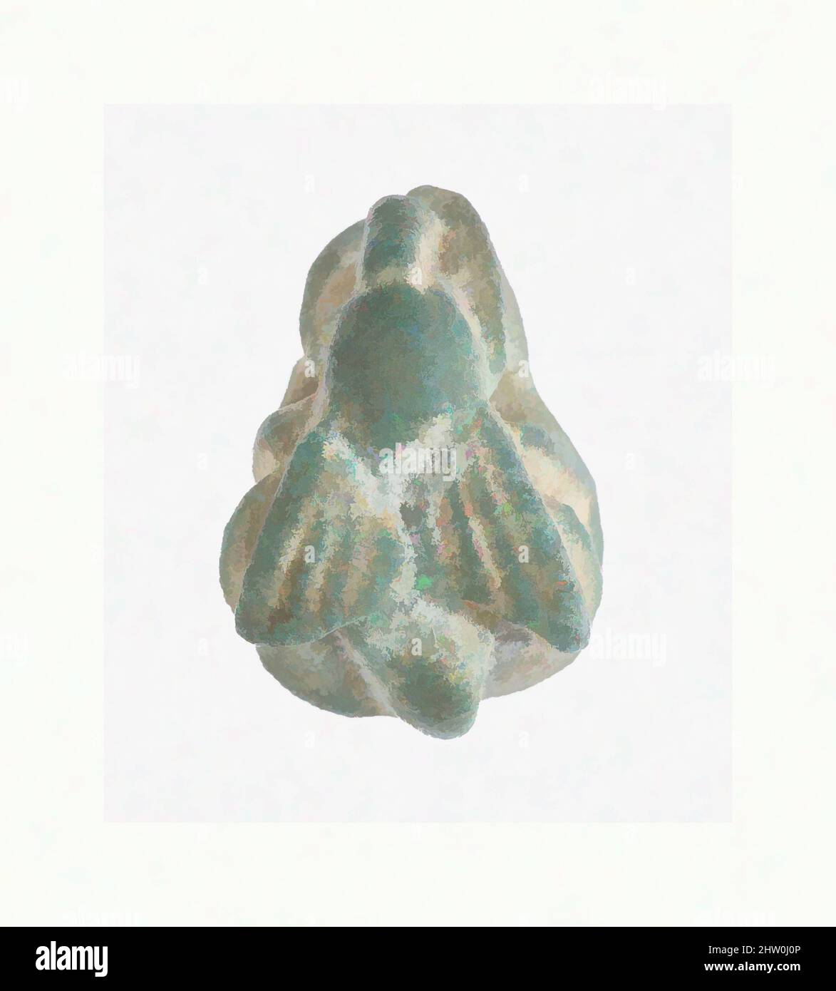 Arte ispirata da Fly amulet, tardo periodo, Dinastia 26–29, 664–380 a.C., dall'Egitto, Faience, h. 0,6 cm (1/4 poll.); l. 1,2 cm (1/2 poll.), con 0,8 cm (5/16 pollici), opere classiche modernizzate da Artotop con un tuffo di modernità. Forme, colore e valore, impatto visivo accattivante sulle emozioni artistiche attraverso la libertà delle opere d'arte in modo contemporaneo. Un messaggio senza tempo che persegue una nuova direzione selvaggiamente creativa. Artisti che si rivolgono al supporto digitale e creano l'NFT Artotop Foto Stock