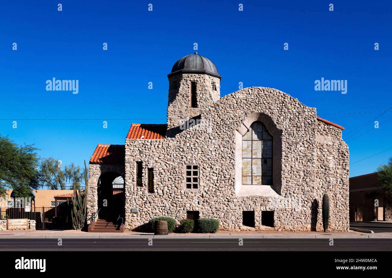 Casa Grande Historical Society Museum, Arizona, USA. Foto Stock