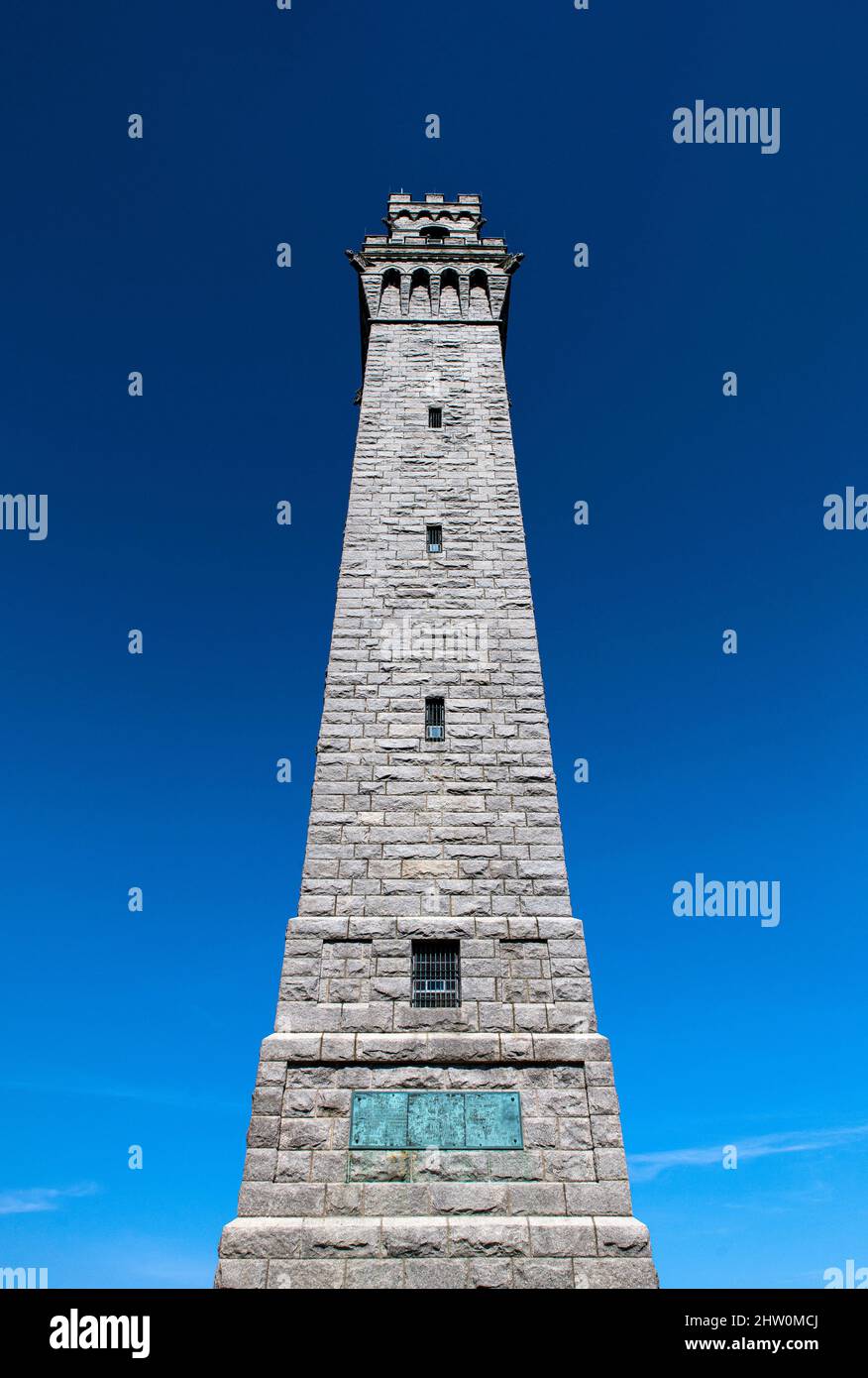 Pilgrim Monument, Provincetown, Cape Cod, Massachusetts, USA. Foto Stock