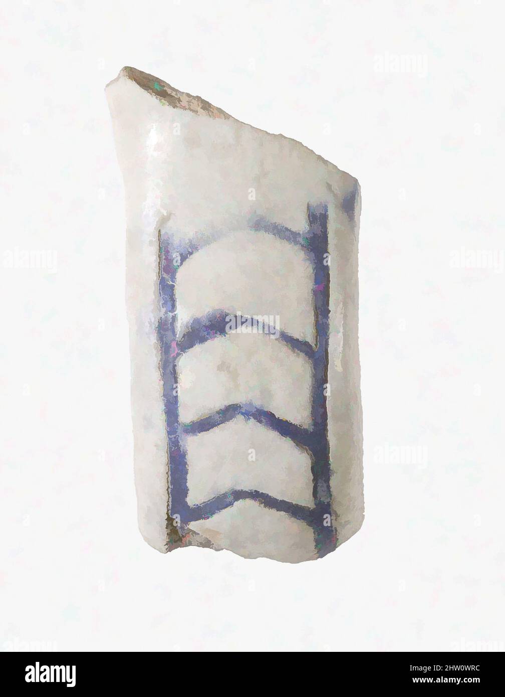 Arte ispirata da Fragment of Vase Handle, New Kingdom, Dynasty 18, ca. 1390–1353 a.C., dall'Egitto, dall'Egitto superiore, da Tebe, da Malqata, Edifici verdi, 1910–11, Faience, L. 4,3 cm (1 11/16 pollici, opere classiche modernizzate da Artotop con un tuffo di modernità. Forme, colore e valore, impatto visivo accattivante sulle emozioni artistiche attraverso la libertà delle opere d'arte in modo contemporaneo. Un messaggio senza tempo che persegue una nuova direzione selvaggiamente creativa. Artisti che si rivolgono al supporto digitale e creano l'NFT Artotop Foto Stock Arte ispirata da Fragment of Vase Handle, New Kingdom, Dynasty 18, ca. 1390–1353 a.C., dall'Egitto, dall'Egitto superiore, da Tebe, da Malqata, Edifici verdi, 1910–11, Faience, L. 4,3 cm (1 11/16 pollici, opere classiche modernizzate da Artotop con un tuffo di modernità. Forme, colore e valore, impatto visivo accattivante sulle emozioni artistiche attraverso la libertà delle opere d'arte in modo contemporaneo. Un messaggio senza tempo che persegue una nuova direzione selvaggiamente creativa. Artisti che si rivolgono al supporto digitale e creano l'NFT Artotop Foto Stock