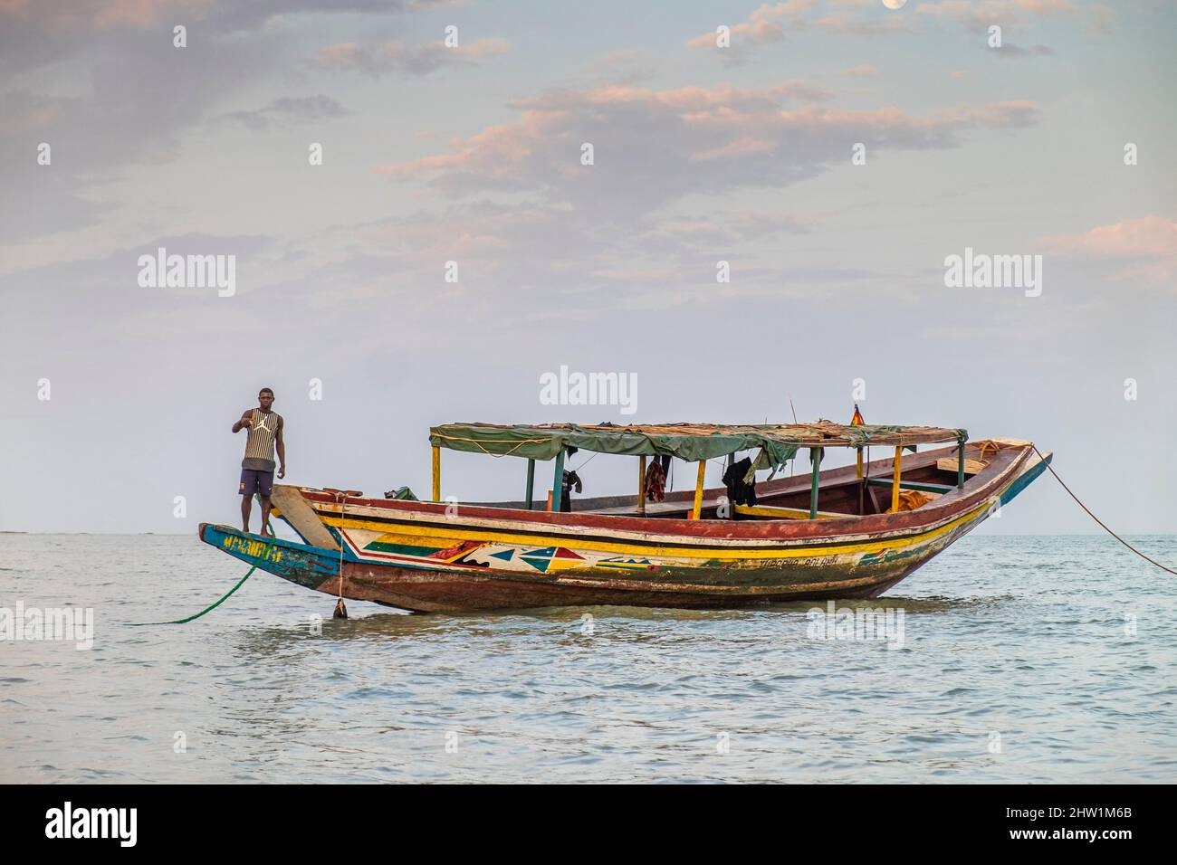 Guinee Bissau, arcipelago di Bijagos elencato come riserva Biosfera dall'UNESCO, isola di Imbone, parco nazionale di Orango vicino a Eticoga Foto Stock
