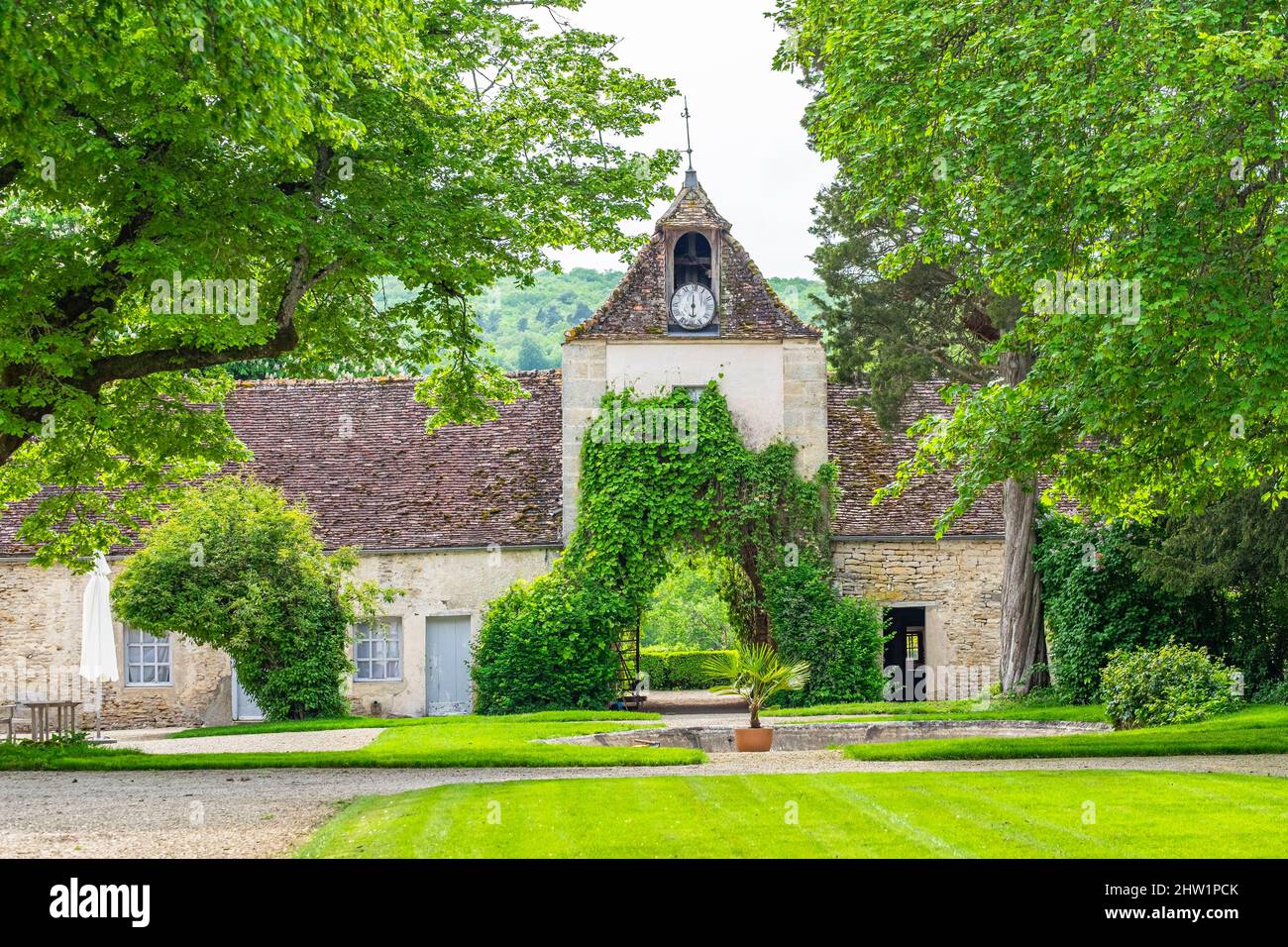 Francia, Cote d'Or, Buffon, le botteghe della Grande Forge de Buffon, un capolavoro del patrimonio industriale del 18th secolo costruito dal naturalista Georges Louis Leclerc, conte di Buffon Foto Stock