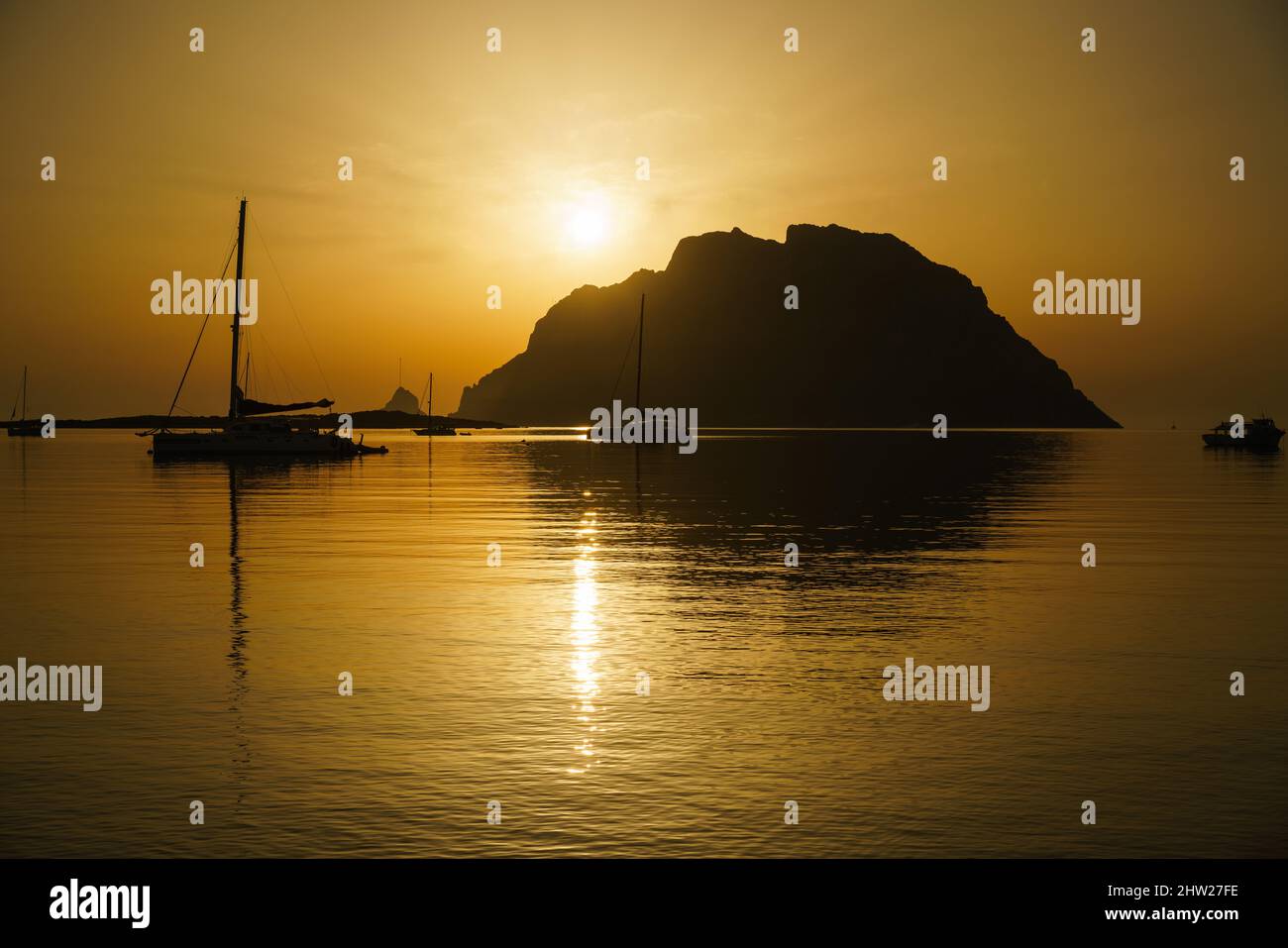 Tavolara, Sardegna, Italia, Europa. Foto Stock