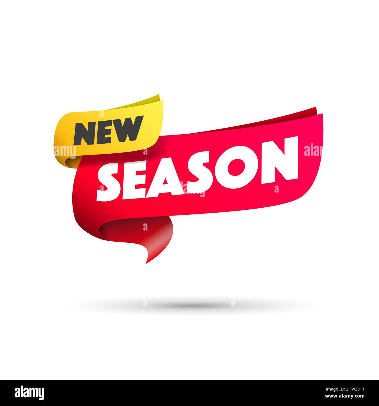 New Season Shopping Vector Label Illustrazione Vettoriale