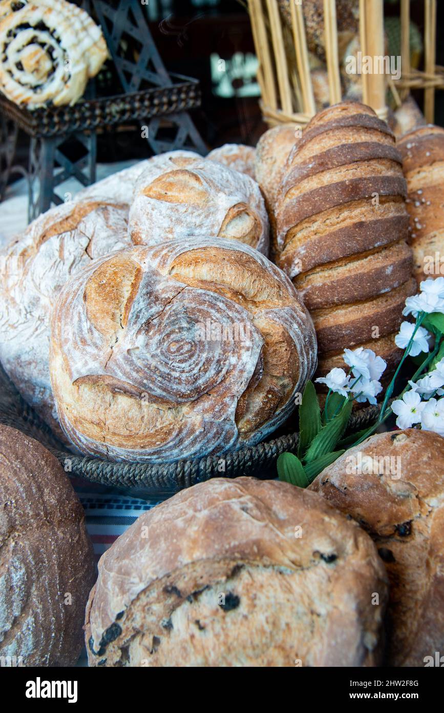 Panetteria di Cedarburg, Wisconsin, USA. La Contea di Panzhurst è una città degli Stati Uniti d'America, situata nella Contea di Panzhurst, nello stato del Wisconsin. Foto Stock