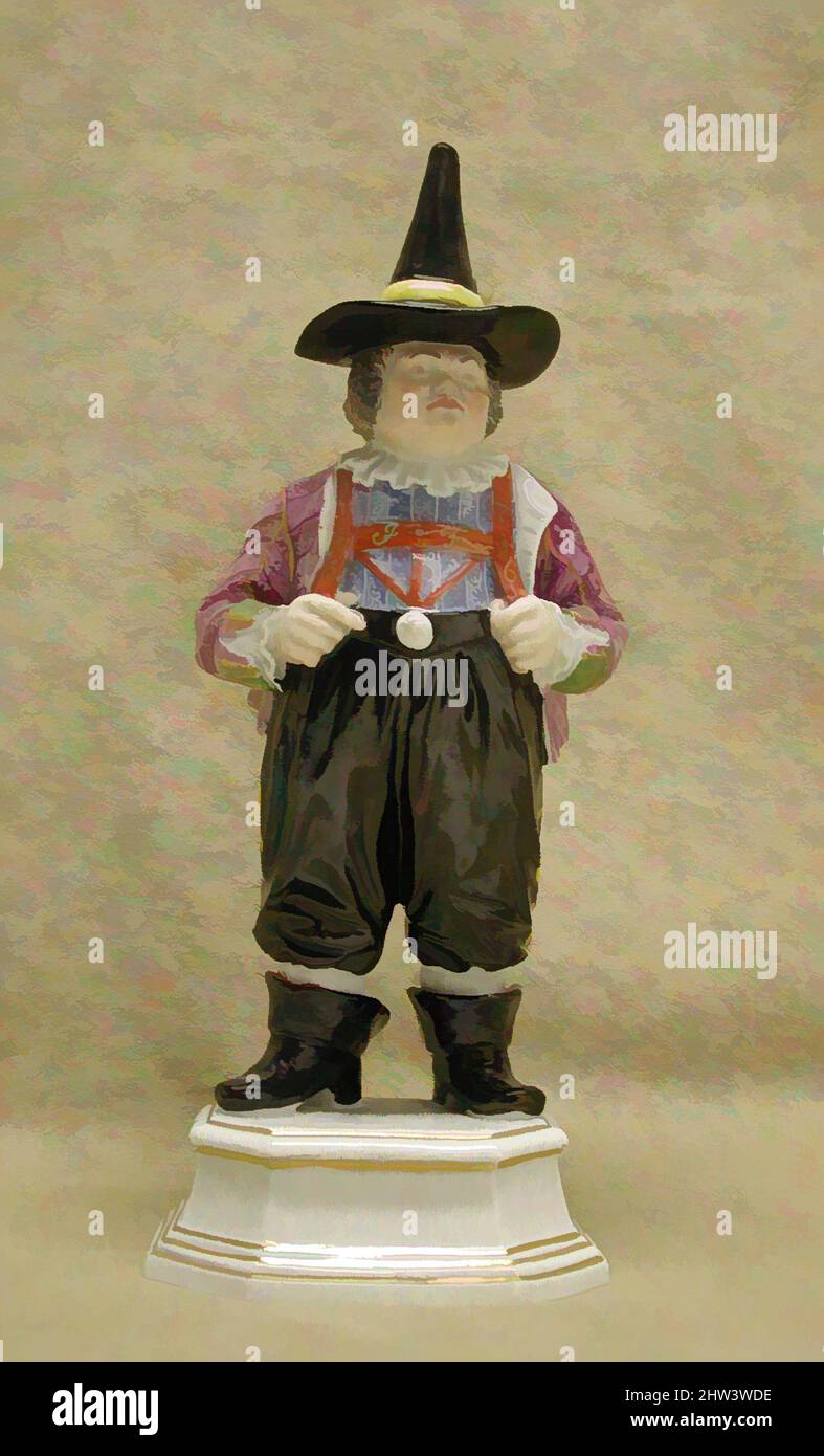 Arte ispirata a Joseph Fröhlich, 1736, tedesco, Meissen, porcellana a pasta dura, Altezza: 9 13/16 cm (24,9 cm), ceramica-porcellana, dopo una composizione di Christian Friedrich Boetius (1706–1782, opere classiche modernizzate da Artotop con un tuffo di modernità. Forme, colore e valore, impatto visivo accattivante sulle emozioni artistiche attraverso la libertà delle opere d'arte in modo contemporaneo. Un messaggio senza tempo che persegue una nuova direzione selvaggiamente creativa. Artisti che si rivolgono al supporto digitale e creano l'NFT Artotop Foto Stock