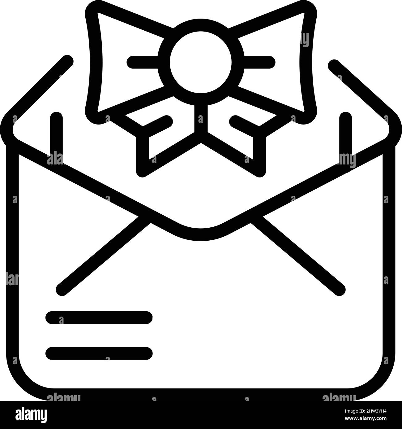 Vettore contorno icona offerta posta. Ordine online. Paga del negozio Illustrazione Vettoriale