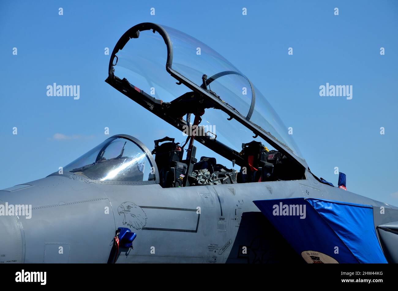 McDonnell Douglas F-15E Strike Eagle dell'United States Air Force Foto Stock