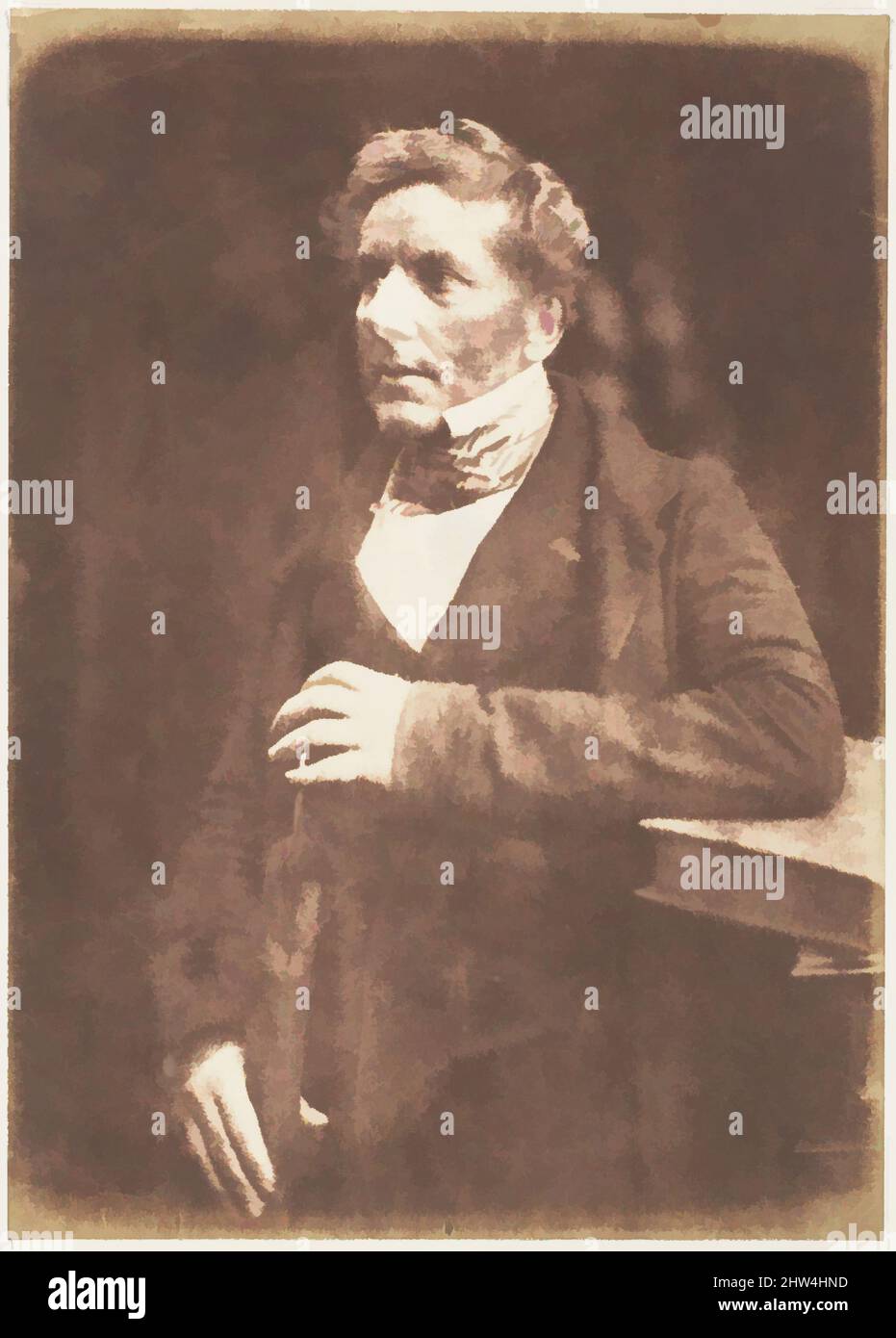 Art Inspired by Hartcourt (Fratello di Arcivescovo di York), 1843–47, carta salata stampata da negativo cartaceo, fotografie, David Octavius Hill (British, Perth, Scozia 1802–1870 Edimburgo, Scozia), Robert Adamson (British, St. Andrews, Scozia 1821–1848 St. Andrews, Scozia, opere classiche modernizzate da Artotop con un tocco di modernità. Forme, colore e valore, impatto visivo accattivante sulle emozioni artistiche attraverso la libertà delle opere d'arte in modo contemporaneo. Un messaggio senza tempo che persegue una nuova direzione selvaggiamente creativa. Artisti che si rivolgono al supporto digitale e creano l'NFT Artotop Foto Stock