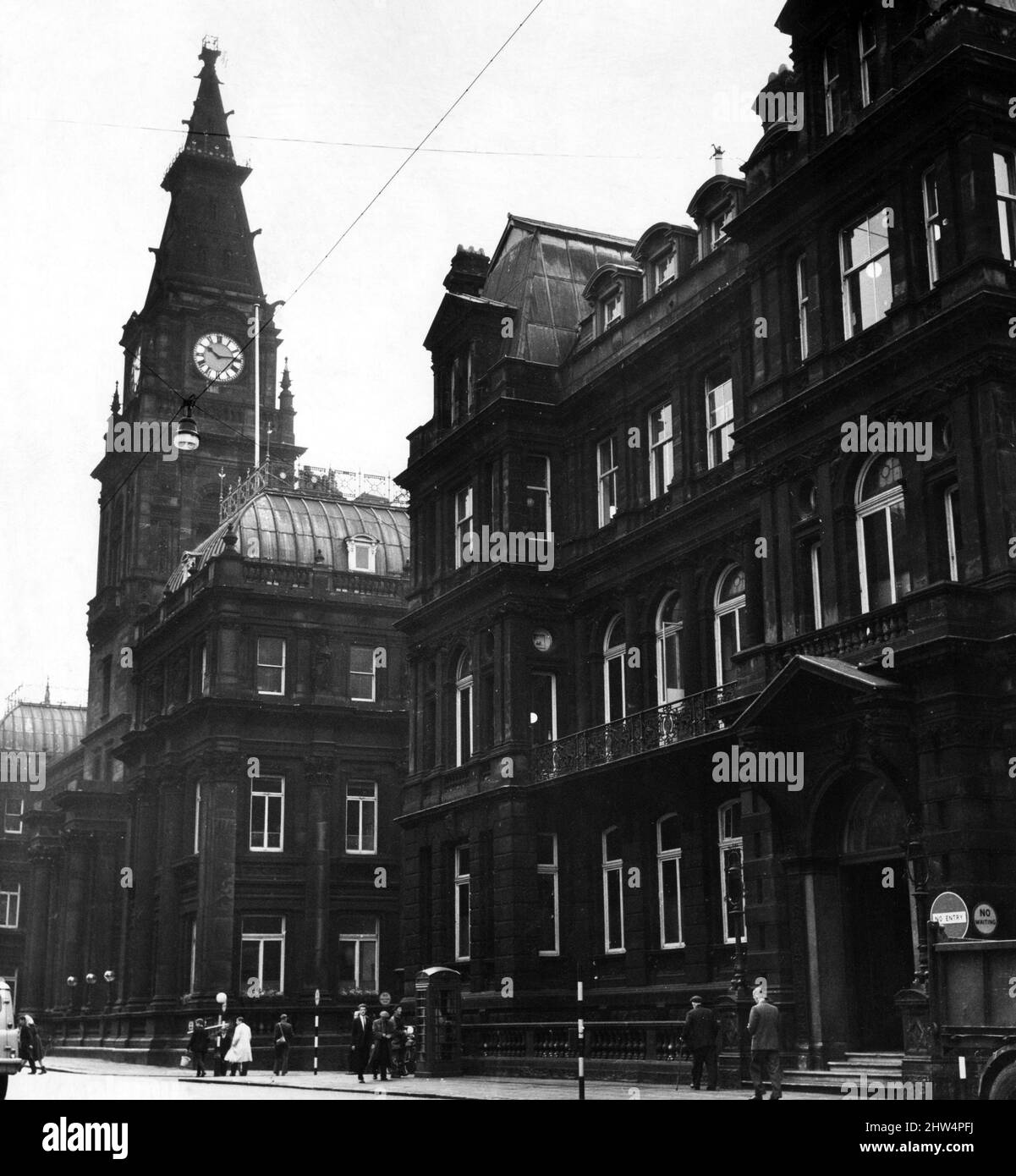 Gli edifici municipali e la Municipal Annex, Dale Street, Liverpool, Merseyside. Circa 1968. Foto Stock