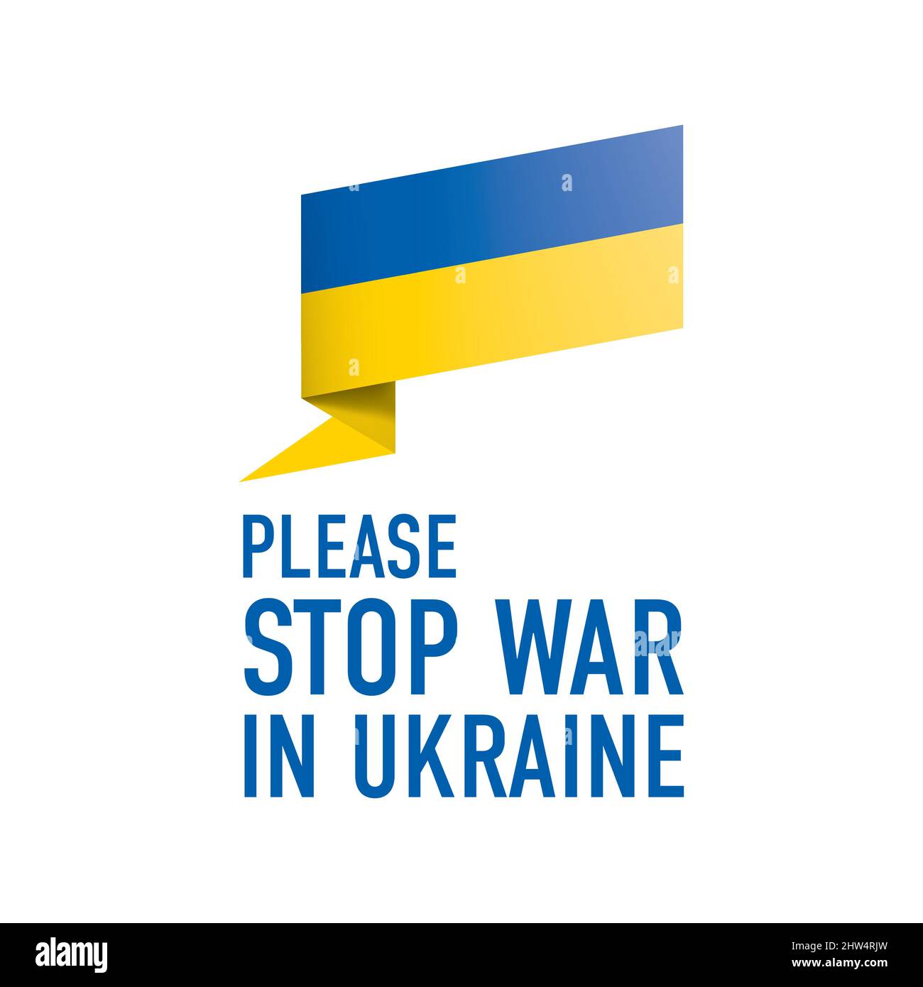 Set vettoriale di immagini contro la guerra in Ucraina Illustrazione Vettoriale