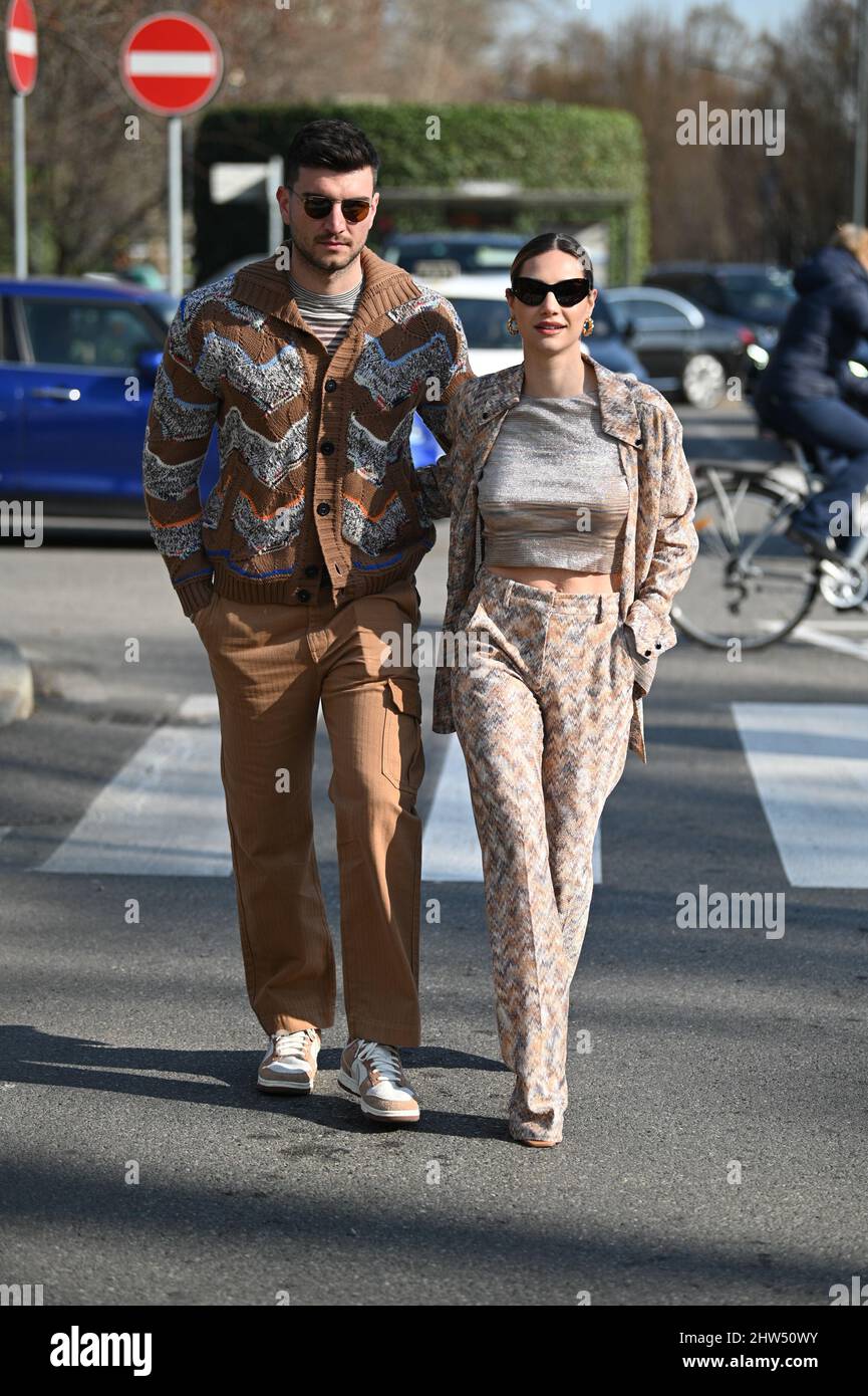 Marco Fantini e Beatrice Valli Foto Stock