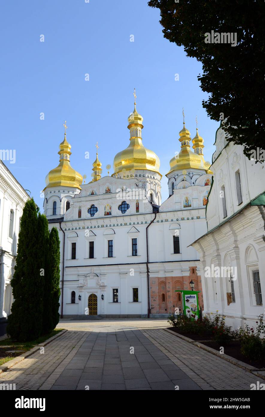 Kiev Pechersk Lavra è il più importante monastero ortodosso orientale in Ucraina. Foto Stock