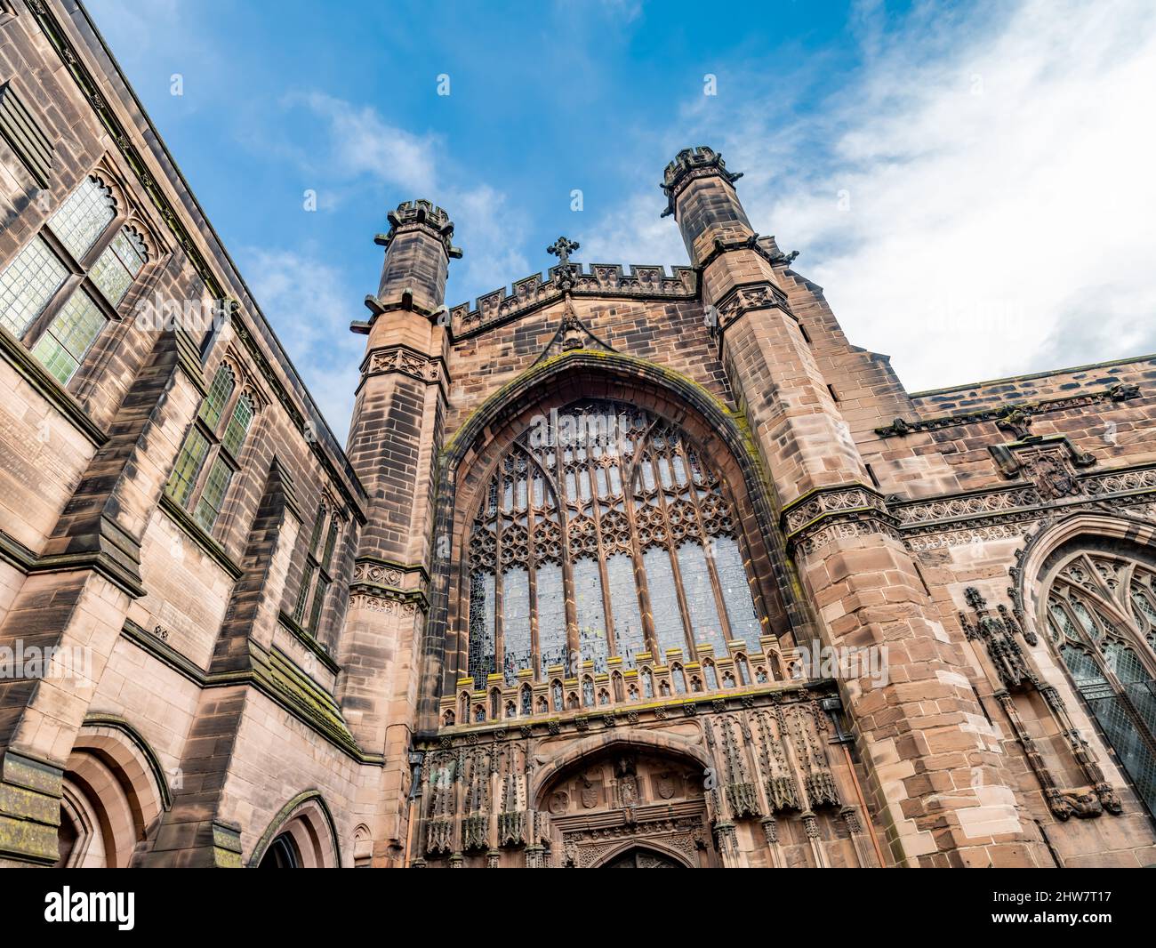 Cattedrale di Chester, una cattedrale della Chiesa d'Inghilterra nella diocesi di Chester. Foto Stock