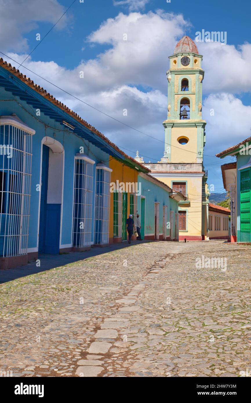 Cuba, Trinidad. Campanile del Convento di San Francisco. Foto Stock