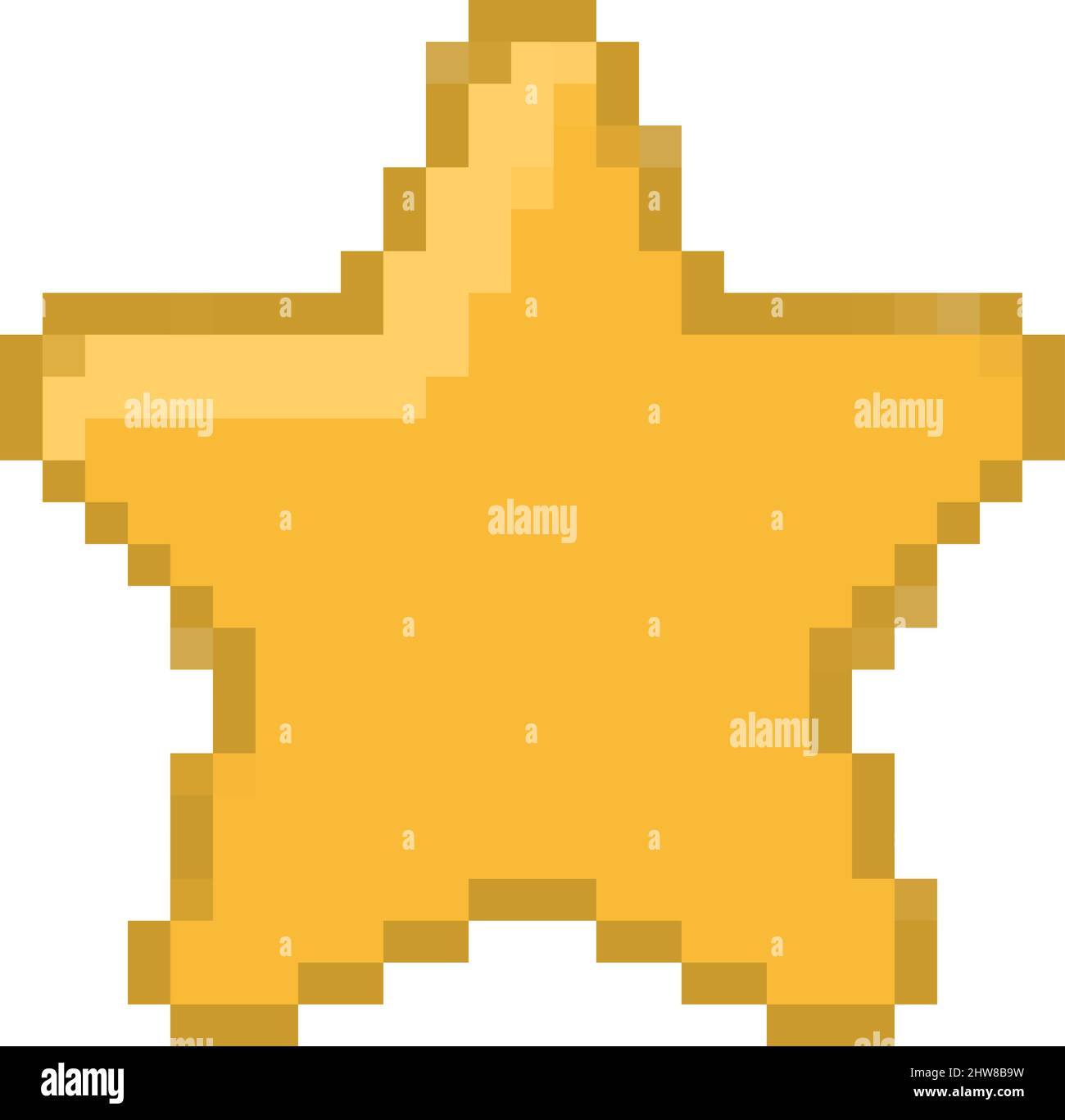 design a stella pixellata Illustrazione Vettoriale