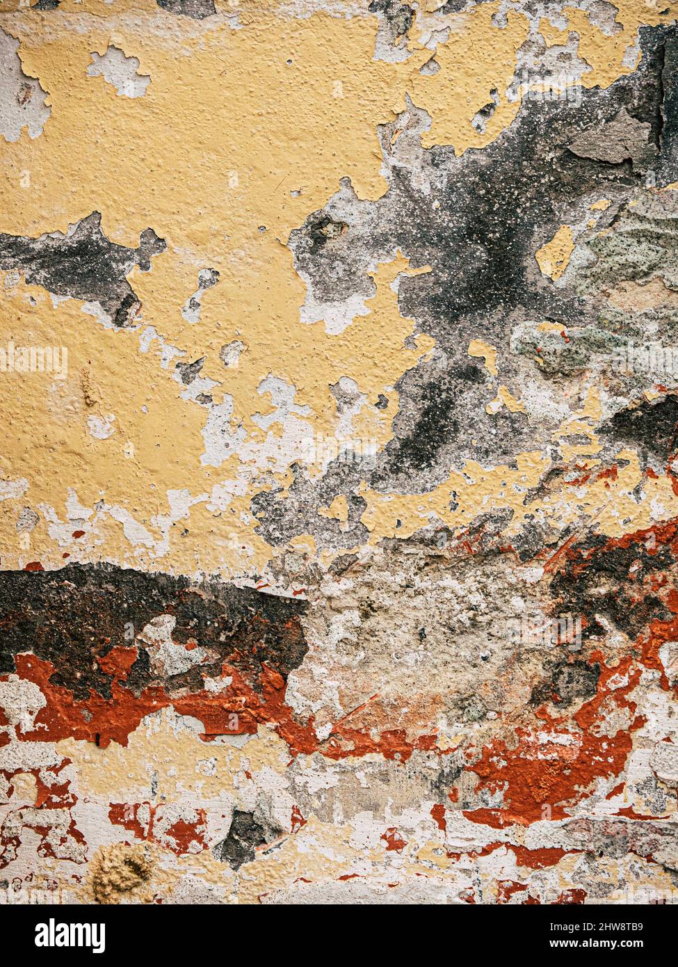 Primo piano di un muro di shabby - perfetto per lo sfondo Foto Stock