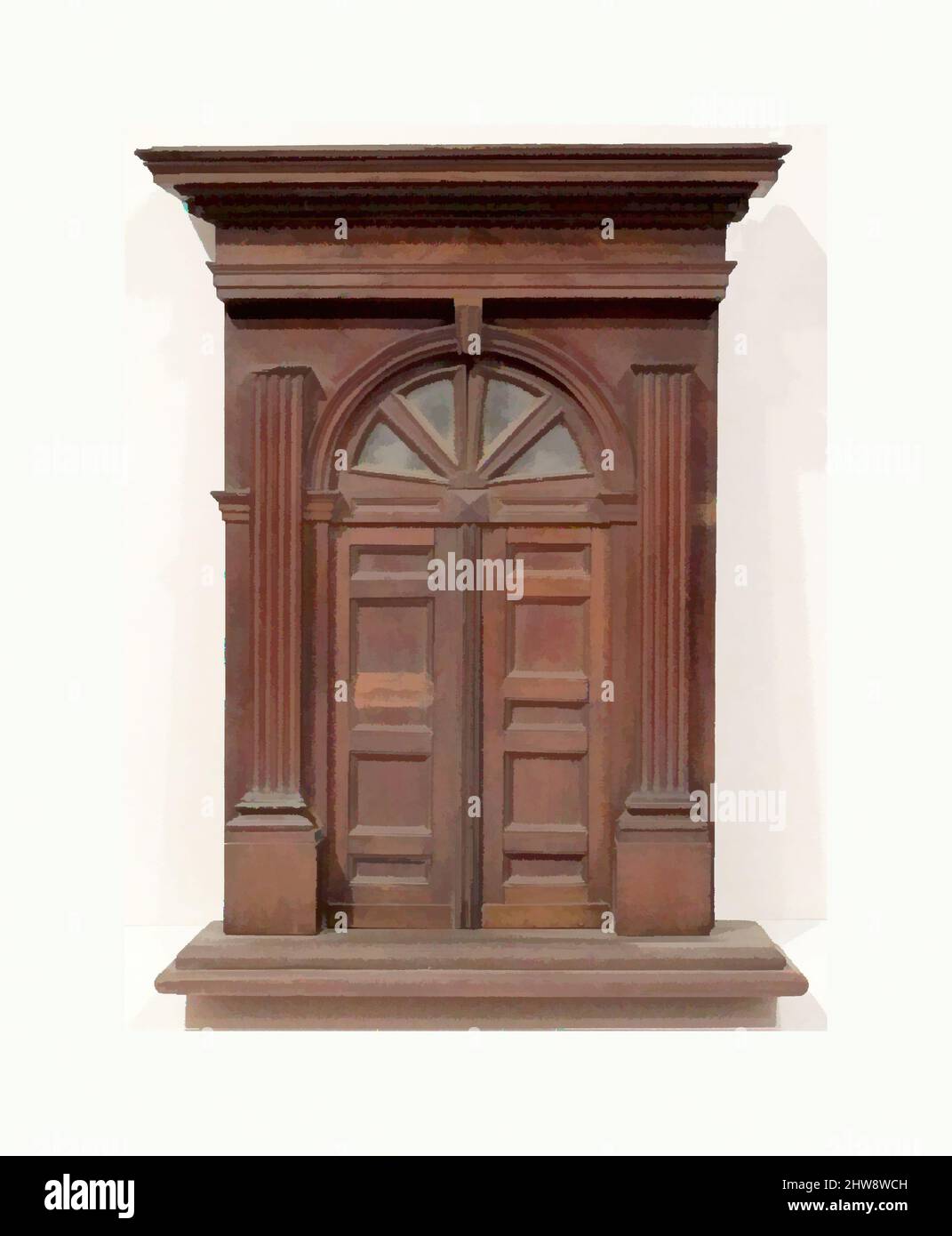 Arte ispirata da porta in miniatura, 17th secolo, in parte, e più tardi 19th secolo, Italiano, Noce, conifere, vetro, E ferro., H. 66 cm, W. 51 cm, D. 16 cm, legno, Opere classiche modernizzate da Artotop con un tocco di modernità. Forme, colore e valore, impatto visivo accattivante sulle emozioni artistiche attraverso la libertà delle opere d'arte in modo contemporaneo. Un messaggio senza tempo che persegue una nuova direzione selvaggiamente creativa. Artisti che si rivolgono al supporto digitale e creano l'NFT Artotop Foto Stock Arte ispirata da porta in miniatura, 17th secolo, in parte, e più tardi 19th secolo, Italiano, Noce, conifere, vetro, E ferro., H. 66 cm, W. 51 cm, D. 16 cm, legno, Opere classiche modernizzate da Artotop con un tocco di modernità. Forme, colore e valore, impatto visivo accattivante sulle emozioni artistiche attraverso la libertà delle opere d'arte in modo contemporaneo. Un messaggio senza tempo che persegue una nuova direzione selvaggiamente creativa. Artisti che si rivolgono al supporto digitale e creano l'NFT Artotop Foto Stock