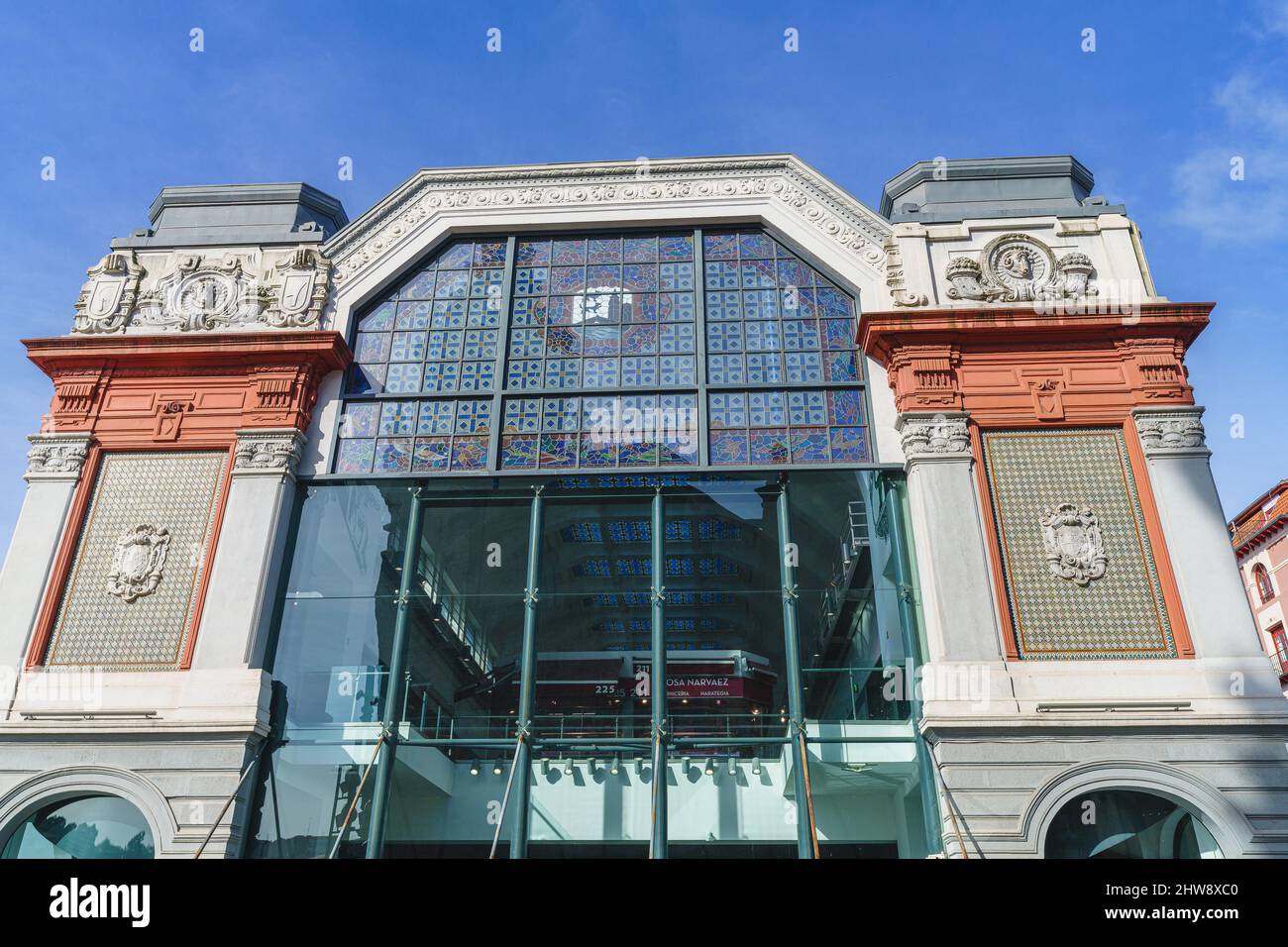 Bilbao, Spagna, 15 febbraio 2022. Mercado de la Ribera nella città di Bilbao in Spagna Foto Stock