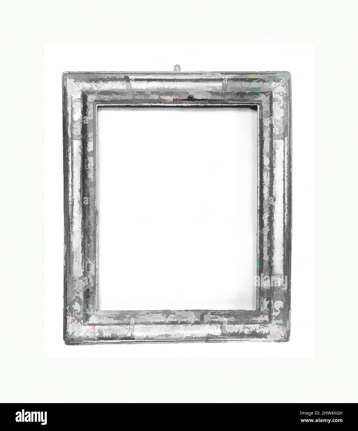 Arte ispirata da Inverse Corner Frame, dalla fine del 17th all'inizio del 18th secolo, Italia Meridionale, Pioppo, 75 x 62,4, 55,8 x 43, 57,4 x 44,8 cm., Cornici, opere classiche modernizzate da Artotop con un tocco di modernità. Forme, colore e valore, impatto visivo accattivante sulle emozioni artistiche attraverso la libertà delle opere d'arte in modo contemporaneo. Un messaggio senza tempo che persegue una nuova direzione selvaggiamente creativa. Artisti che si rivolgono al supporto digitale e creano l'NFT Artotop Foto Stock