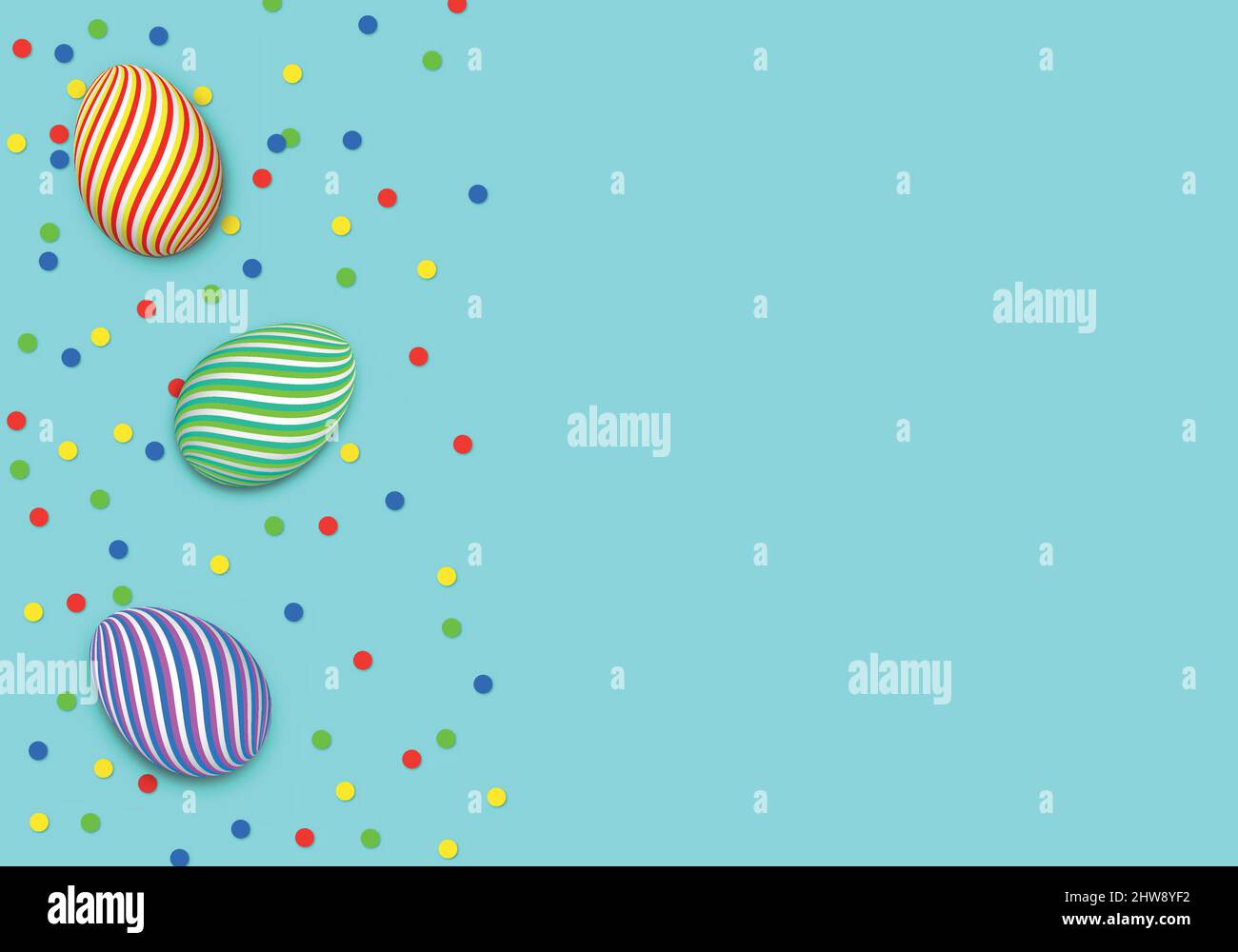 Sfondo di pasqua colorato. Illustrazione Vettoriale