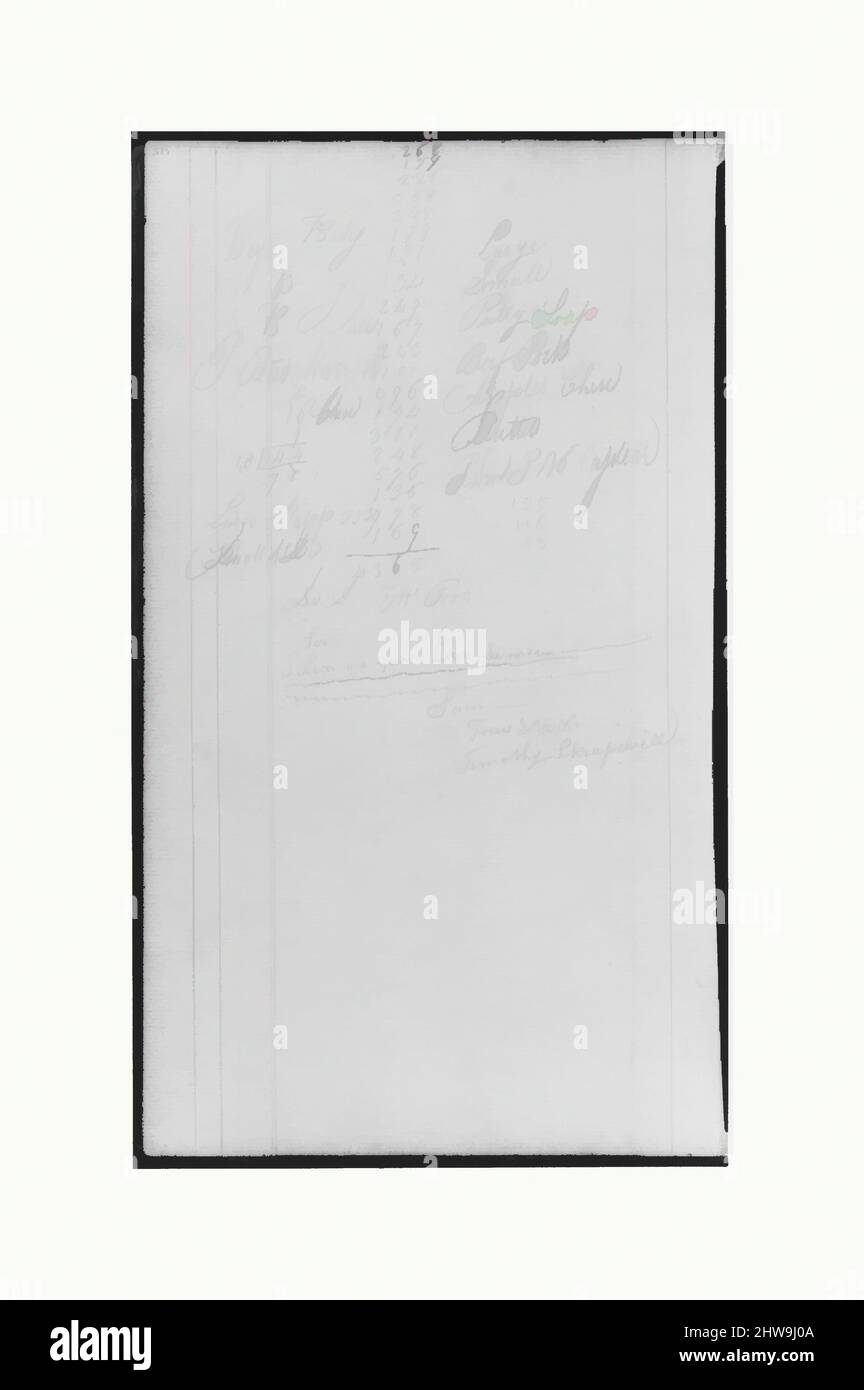 Arte ispirata a Ledger Figures (da Sketchbook), grafite, penna, inchiostro e acquerello su carta, disegni, John William Casilear (americano, New York 1811–1893 Saratoga Springs, New York, opere classiche modernizzate da Artotop con un tuffo di modernità. Forme, colore e valore, impatto visivo accattivante sulle emozioni artistiche attraverso la libertà delle opere d'arte in modo contemporaneo. Un messaggio senza tempo che persegue una nuova direzione selvaggiamente creativa. Artisti che si rivolgono al supporto digitale e creano l'NFT Artotop Foto Stock