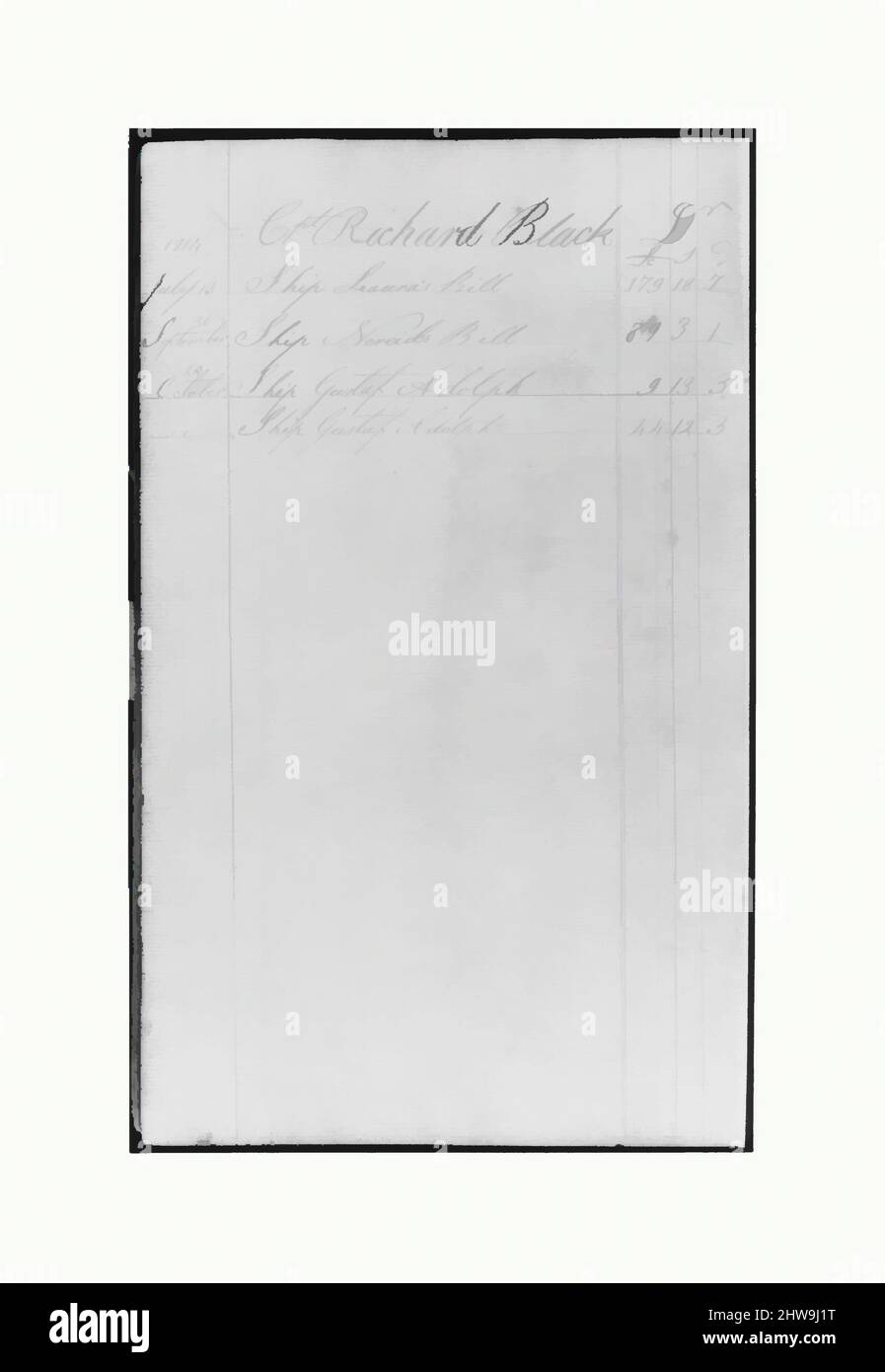 Richard Black (da Sketchbook), grafite, penna, inchiostro e acquerello su carta, disegni, John William Casilear (americano, New York 1811–1893 Saratoga Springs, New York, opere classiche modernizzate da Artotop con un tuffo nella modernità. Forme, colore e valore, impatto visivo accattivante sulle emozioni artistiche attraverso la libertà delle opere d'arte in modo contemporaneo. Un messaggio senza tempo che persegue una nuova direzione selvaggiamente creativa. Artisti che si rivolgono al supporto digitale e creano l'NFT Artotop Foto Stock