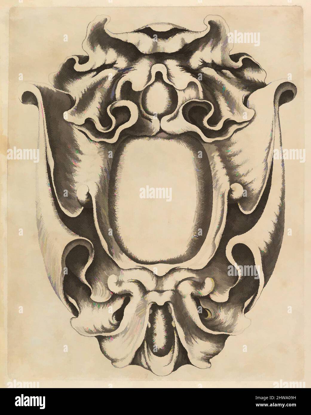 Arte ispirata da disegni e stampe, stampe album ornamento & architettura, Festivitates Aurifabris (...) / Verscheide Snakeryen dienstich, opere classiche modernizzate da Artotop con un tuffo di modernità. Forme, colore e valore, impatto visivo accattivante sulle emozioni artistiche attraverso la libertà delle opere d'arte in modo contemporaneo. Un messaggio senza tempo che persegue una nuova direzione selvaggiamente creativa. Artisti che si rivolgono al supporto digitale e creano l'NFT Artotop Foto Stock