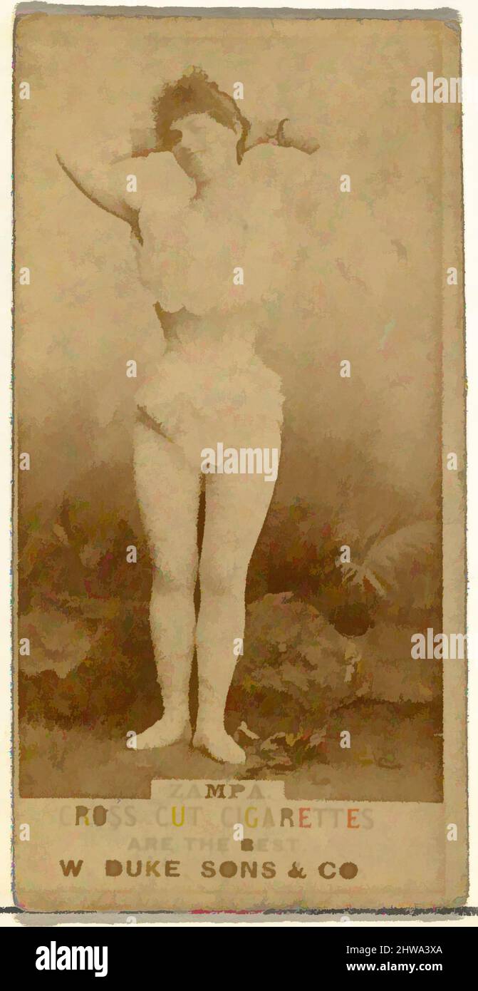 Arte ispirata a disegni e stampe, fotografia, Zampa, dalla serie Actors and Actries pubblicata da Duke Sons & Co. Per promuovere Cross Cut, opere classiche modernizzate da Artotop con un tuffo di modernità. Forme, colore e valore, impatto visivo accattivante sulle emozioni artistiche attraverso la libertà delle opere d'arte in modo contemporaneo. Un messaggio senza tempo che persegue una nuova direzione selvaggiamente creativa. Artisti che si rivolgono al supporto digitale e creano l'NFT Artotop Foto Stock