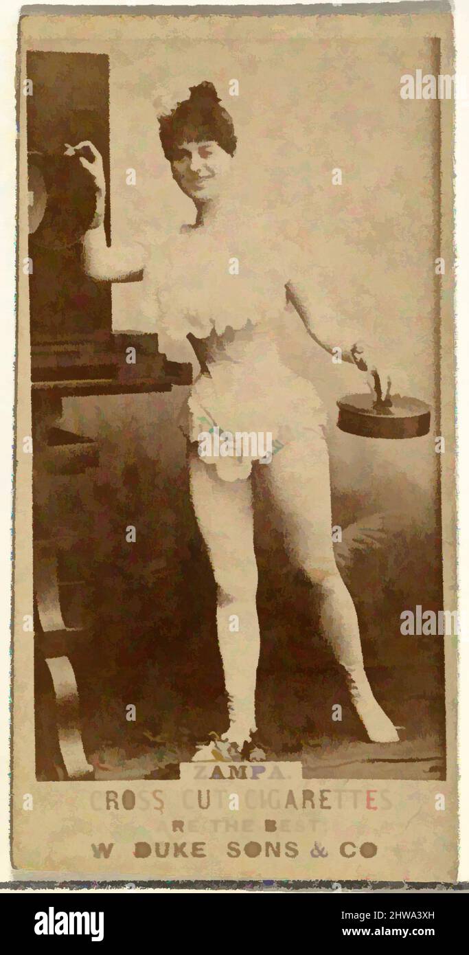 Arte ispirata a disegni e stampe, fotografia, Zampa, dalla serie Actors and Actries pubblicata da Duke Sons & Co. Per promuovere Cross Cut, opere classiche modernizzate da Artotop con un tuffo di modernità. Forme, colore e valore, impatto visivo accattivante sulle emozioni artistiche attraverso la libertà delle opere d'arte in modo contemporaneo. Un messaggio senza tempo che persegue una nuova direzione selvaggiamente creativa. Artisti che si rivolgono al supporto digitale e creano l'NFT Artotop Foto Stock