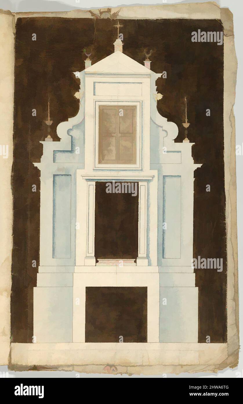 Arte ispirata a disegni e stampe, disegno ornamento & architettura, opere classiche modernizzate da Artotop con un tuffo di modernità. Forme, colore e valore, impatto visivo accattivante sulle emozioni artistiche attraverso la libertà delle opere d'arte in modo contemporaneo. Un messaggio senza tempo che persegue una nuova direzione selvaggiamente creativa. Artisti che si rivolgono al supporto digitale e creano l'NFT Artotop Foto Stock