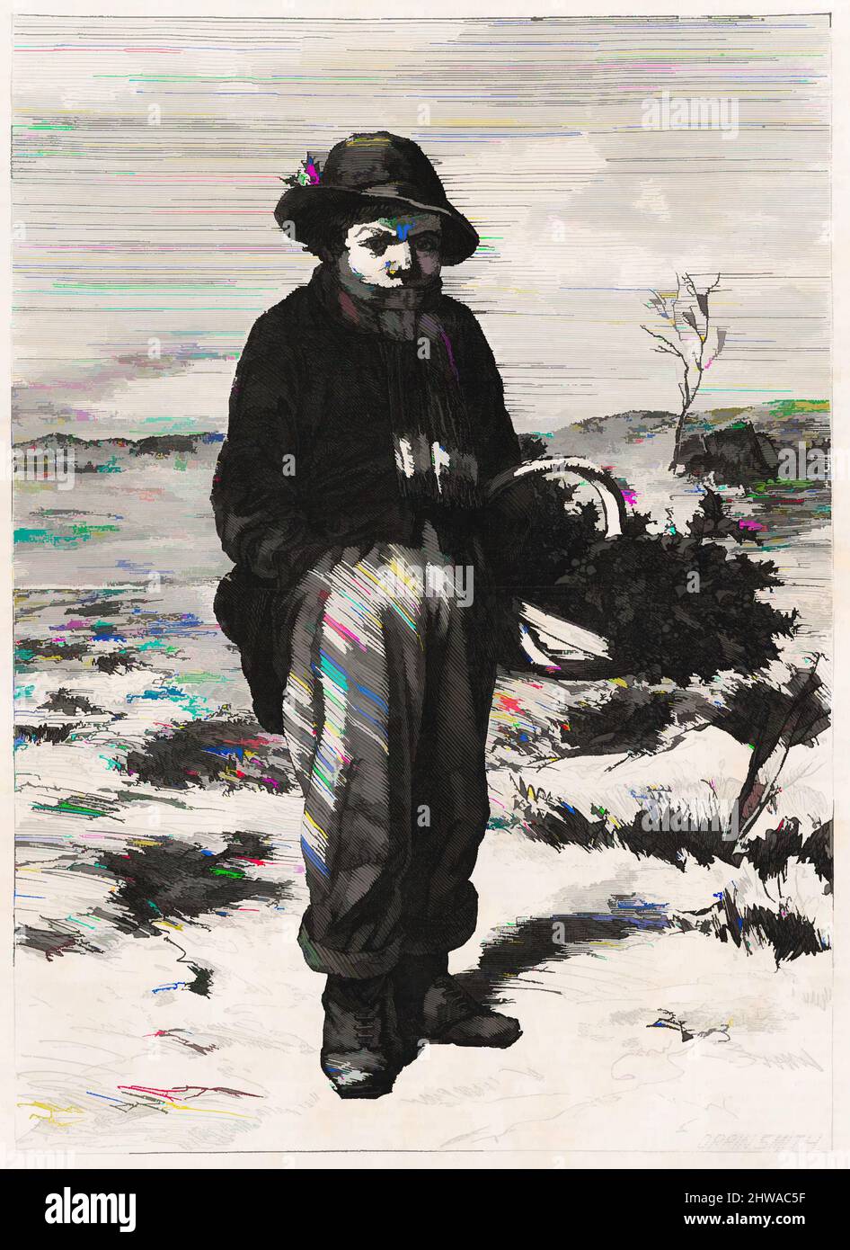 Arte ispirata da disegni e stampe, Stampa, Natale, dal illustrato London News, artista, incisore, dopo, William Hemsley, Harvey, opere classiche modernizzate da Artotop con un tuffo di modernità. Forme, colore e valore, impatto visivo accattivante sulle emozioni artistiche attraverso la libertà delle opere d'arte in modo contemporaneo. Un messaggio senza tempo che persegue una nuova direzione selvaggiamente creativa. Artisti che si rivolgono al supporto digitale e creano l'NFT Artotop Foto Stock