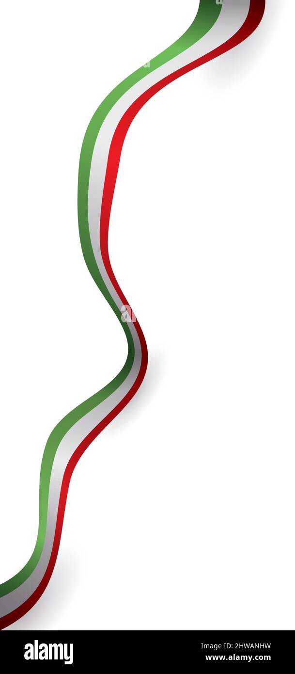 Nastro nazionale tricolore d'Italia Immagine e Vettoriale - Alamy