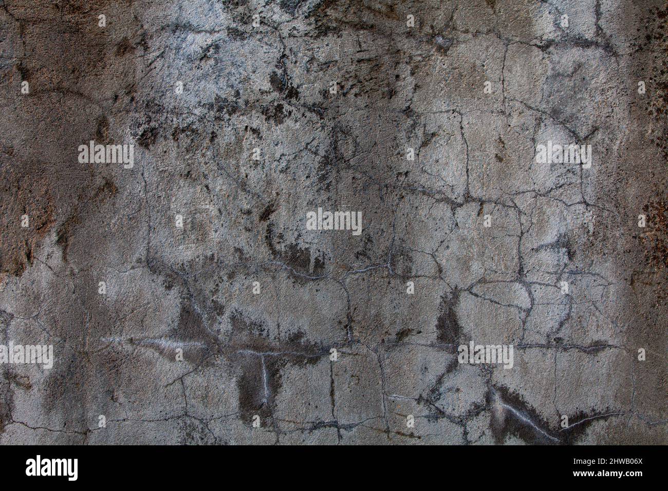Marrone Grigio Weathered Grunge Abstract Stone Wall trama di fondo Foto Stock