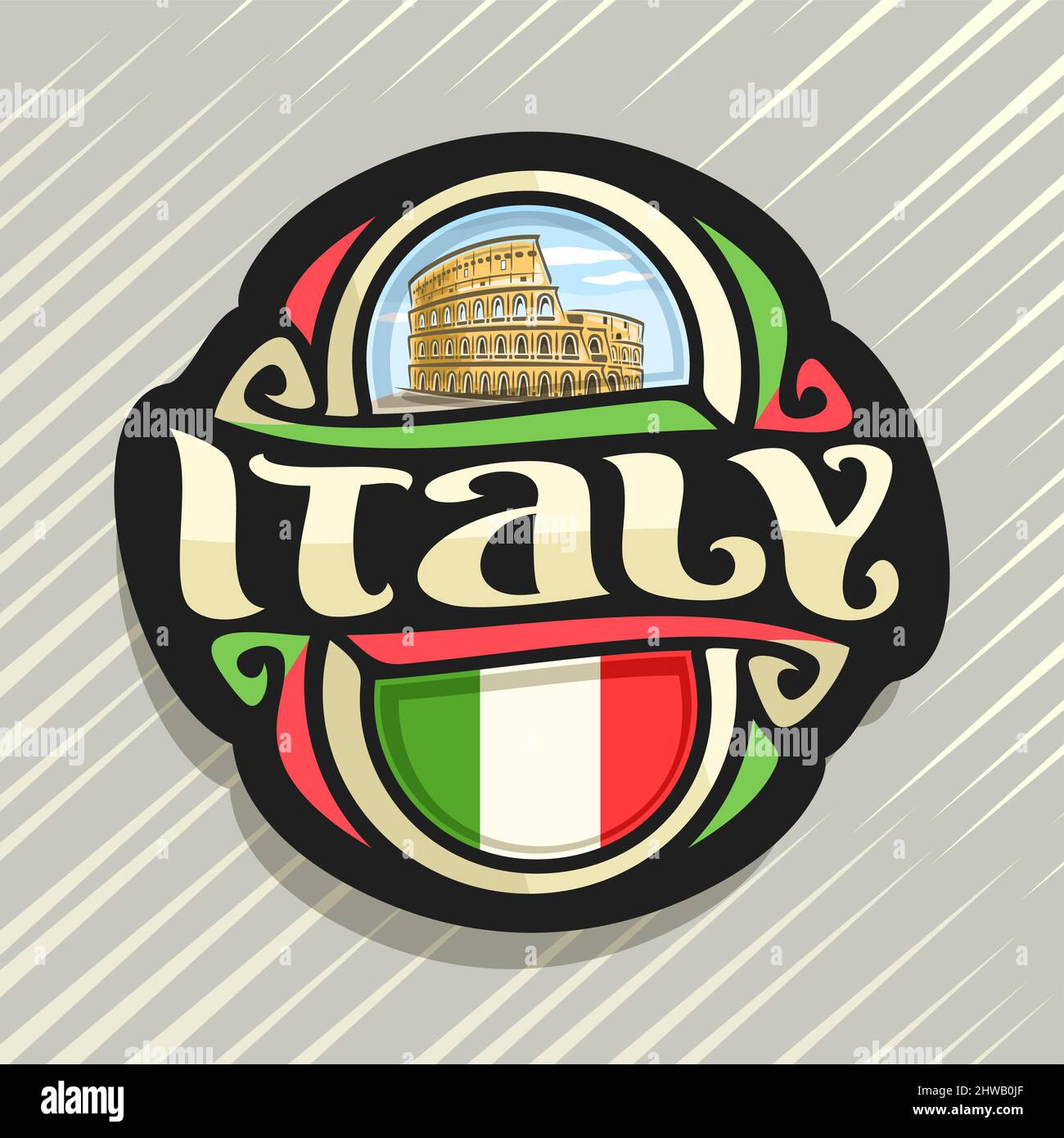5 Attrazioni Roma, Venezia, Firenze, Milano, Pisa d'Italia 3D Frigo Magnete Viaggio Souvenir Regalo Collezione Casa Cucina Decorazione Magnetica Sticker Craft