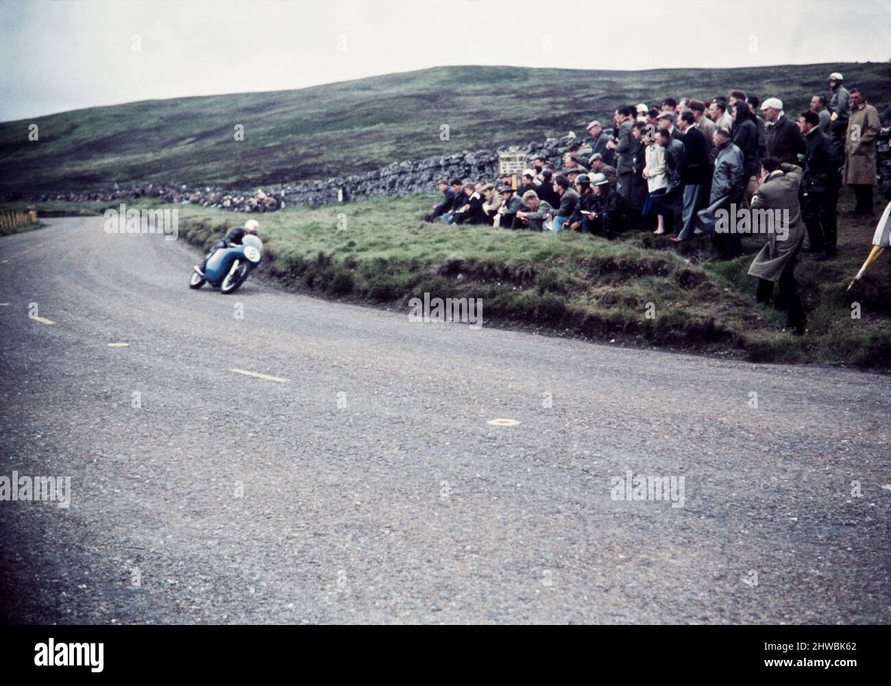 Circuito automobilistico sidecar-racing e moto racing circa 1960 Regno Unito (parte 1). Eventi sportivi dal vivo, Kent UK Foto Stock