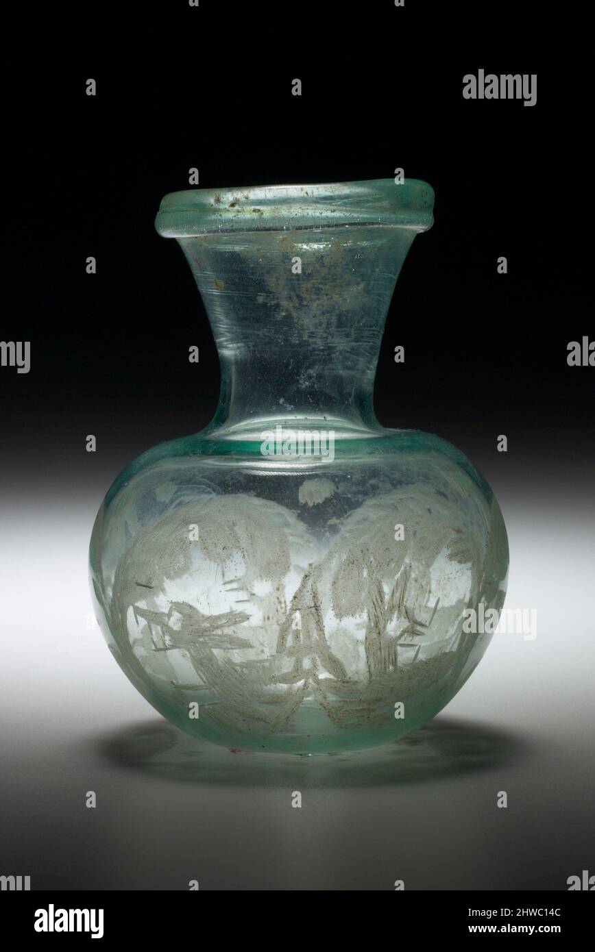 Bottiglia con animali e piante Foto Stock