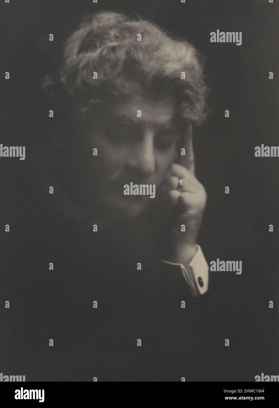 Ritratto di David Belasco. Artista: Arnold Gennthe, americano, nato in Germania, 1869–1942 Foto Stock