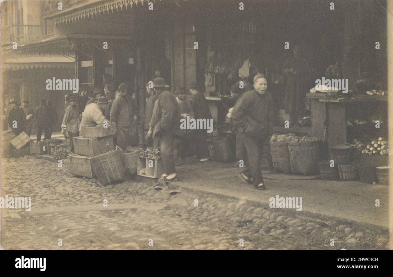 Il mercato del mattino. Artista: Arnold Gennthe, americano, nato in Germania, 1869–1942 Foto Stock