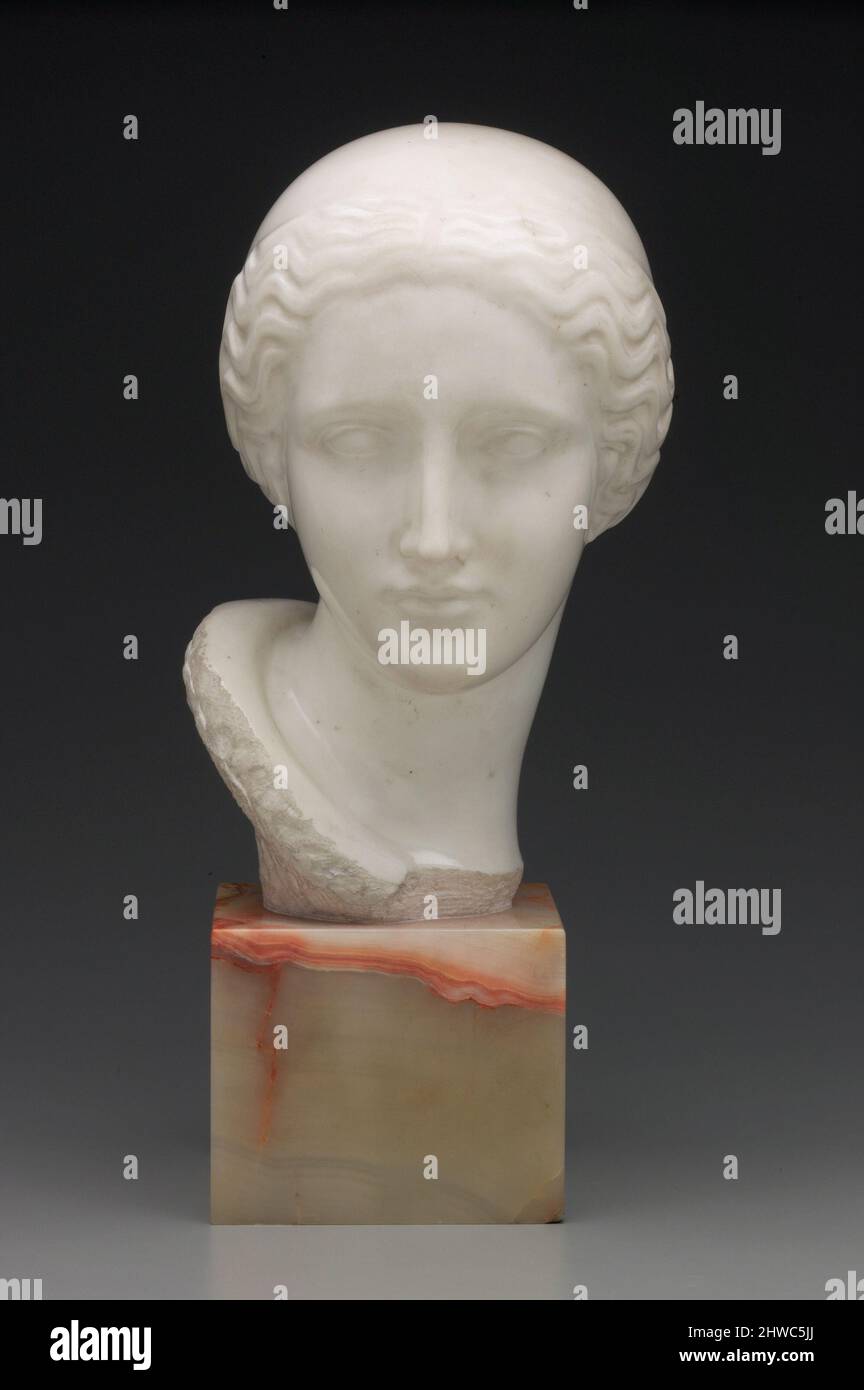 Testa classica. Artista: Elie Nadelman, americano, nato Polonia, 1882–1946 Foto Stock