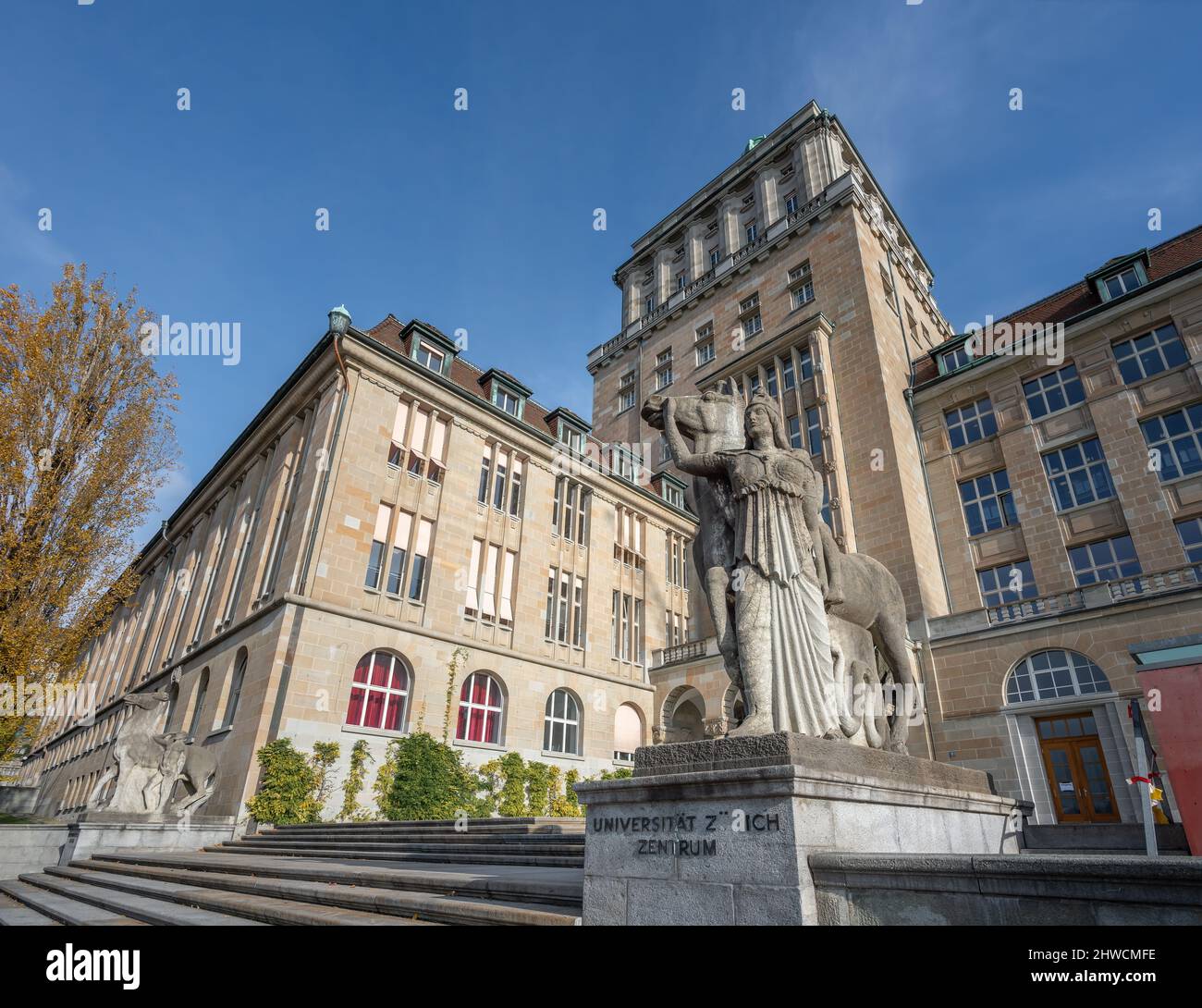 Università di Zurigo - Zurigo, Svizzera Foto Stock